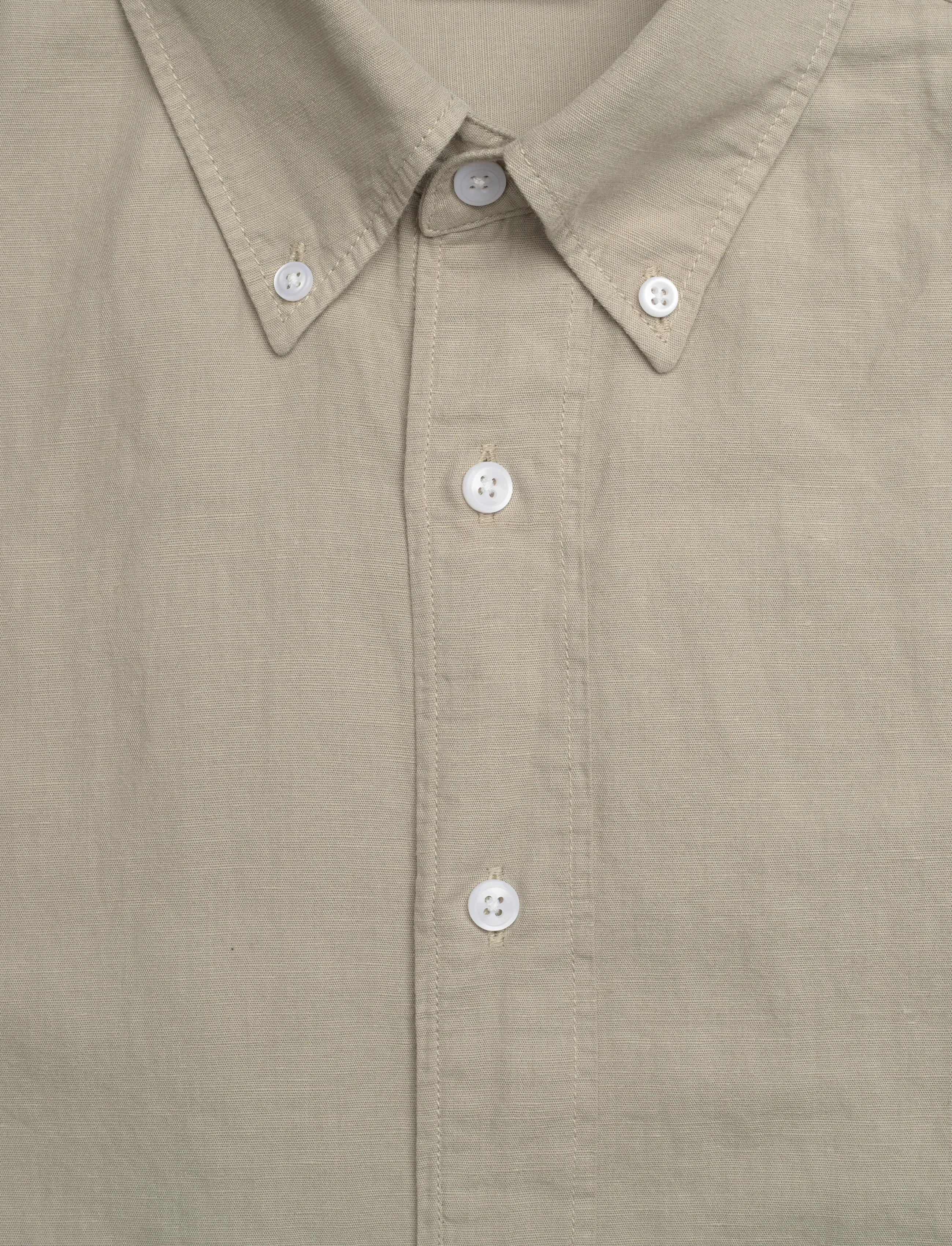 Filippa K - Relaxed Cotton Linen Shirt - basic-hemden - light green - 5
