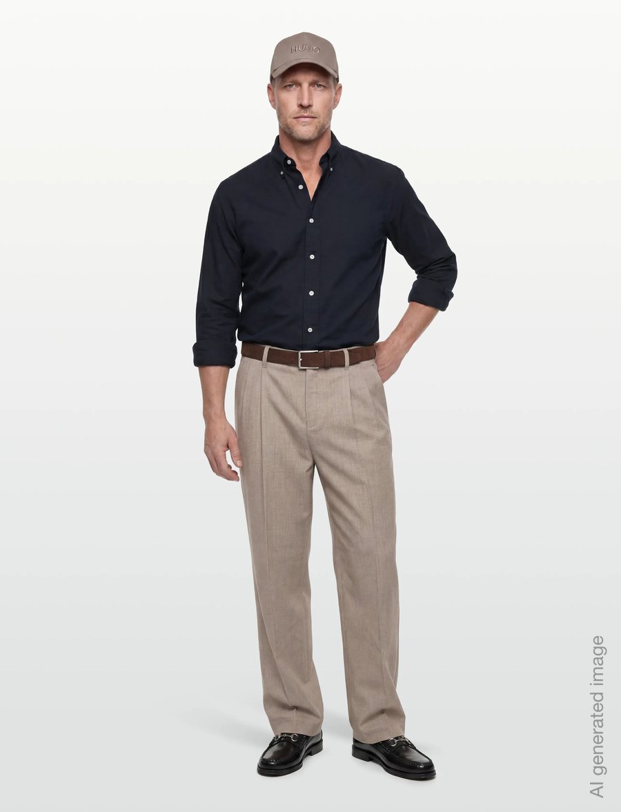 Filippa K - Relaxed Cotton Linen Shirt - basic shirts - navy - 0