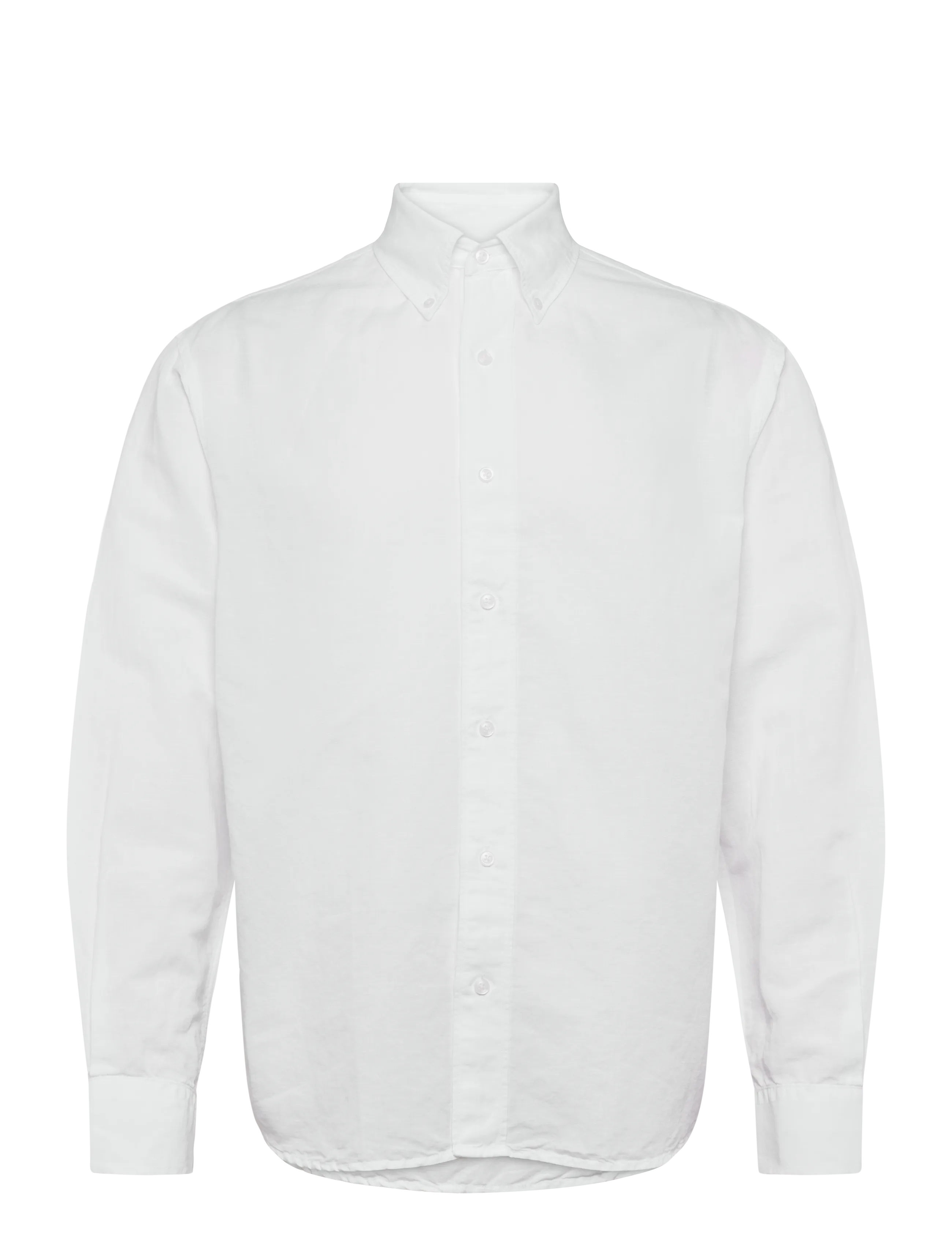 Filippa K Relaxed Cotton Linen Shirt - Hemden - WHITE / white
