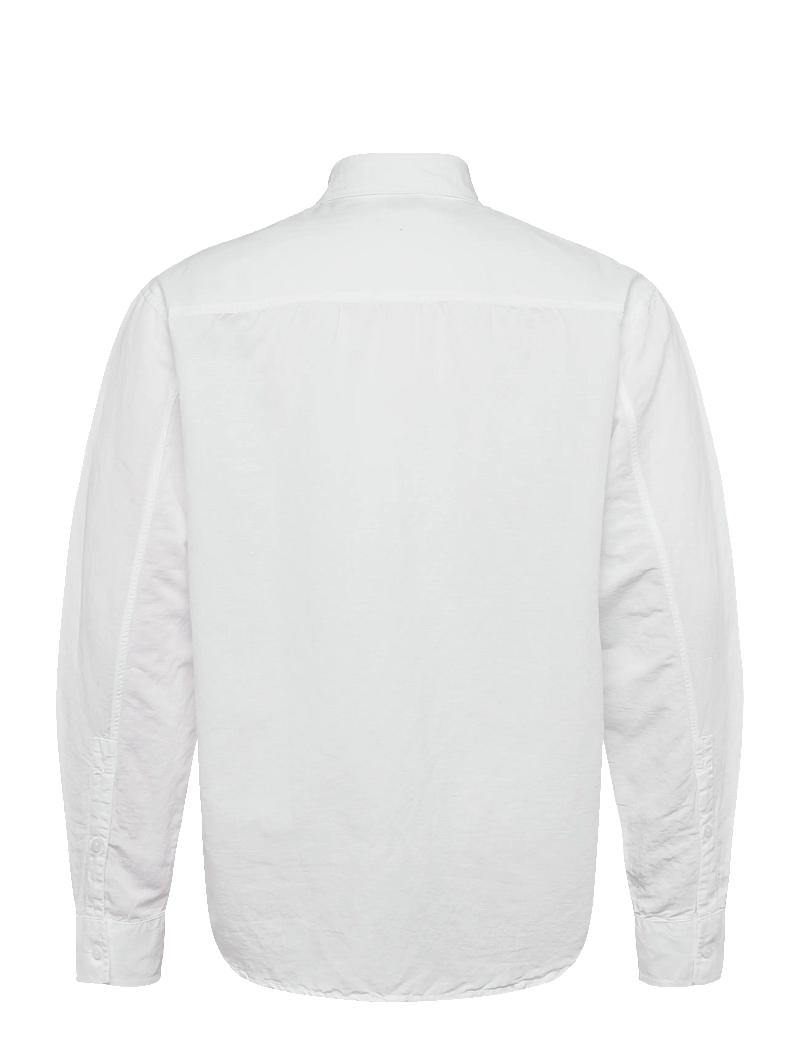 Filippa K - Relaxed Cotton Linen Shirt - basic skjortor - white - 1