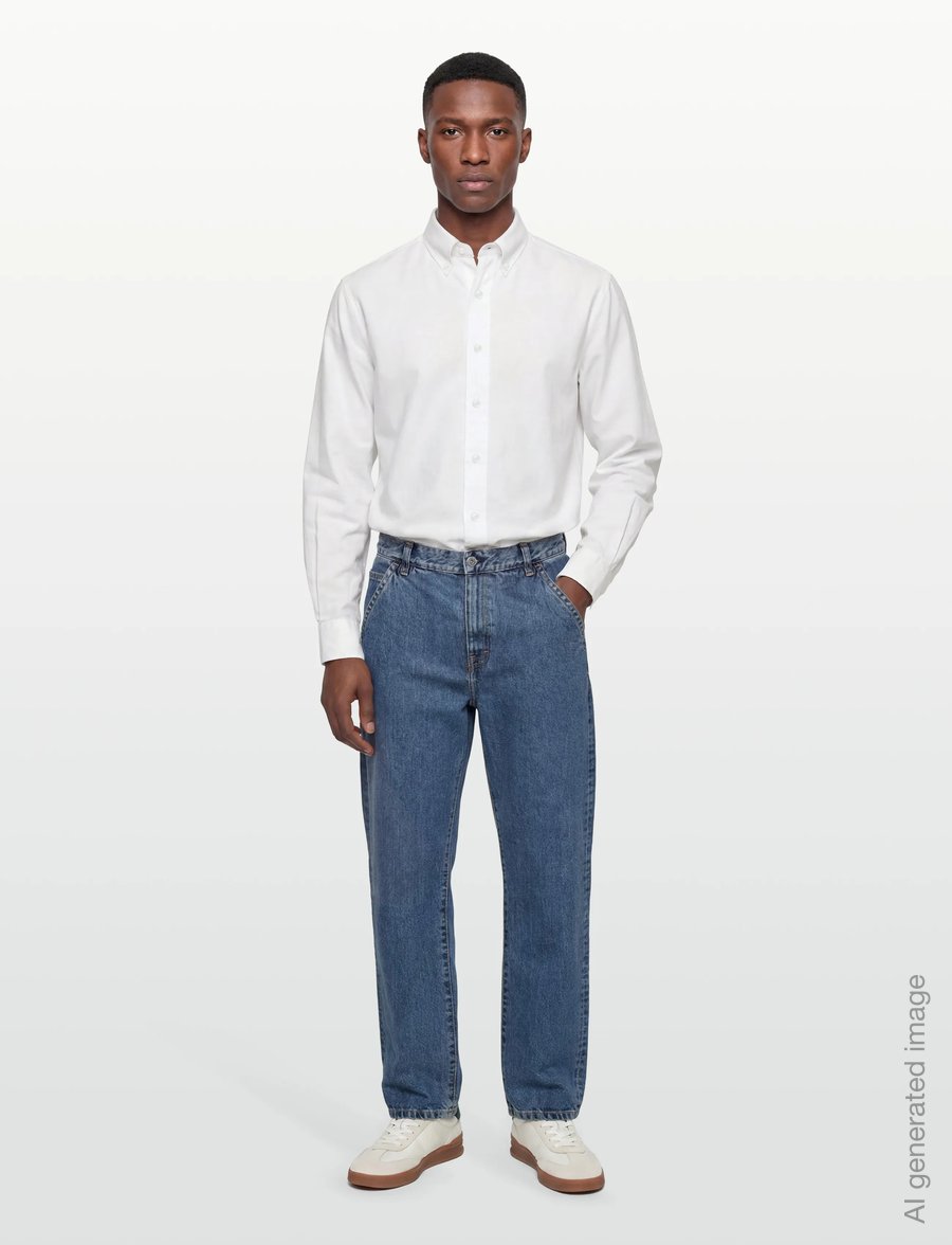 Filippa K - Relaxed Cotton Linen Shirt - basic-hemden - white - 0