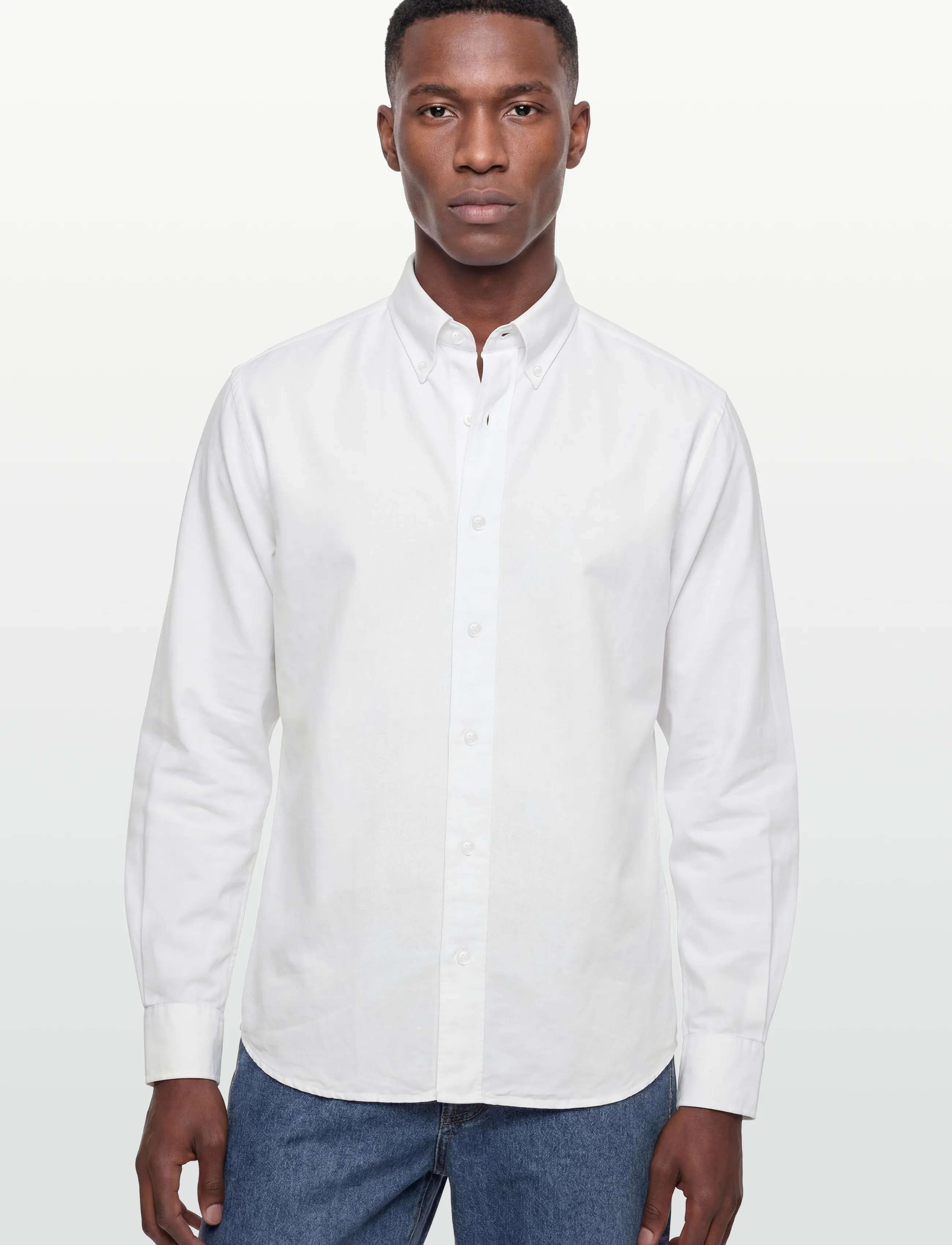 Filippa K - Relaxed Cotton Linen Shirt - basic krekli - white - 3