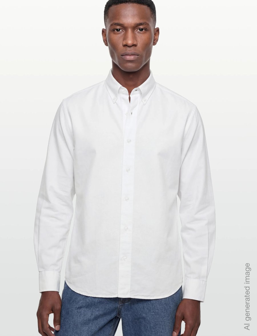 Filippa K - Relaxed Cotton Linen Shirt - basic-hemden - white - 3