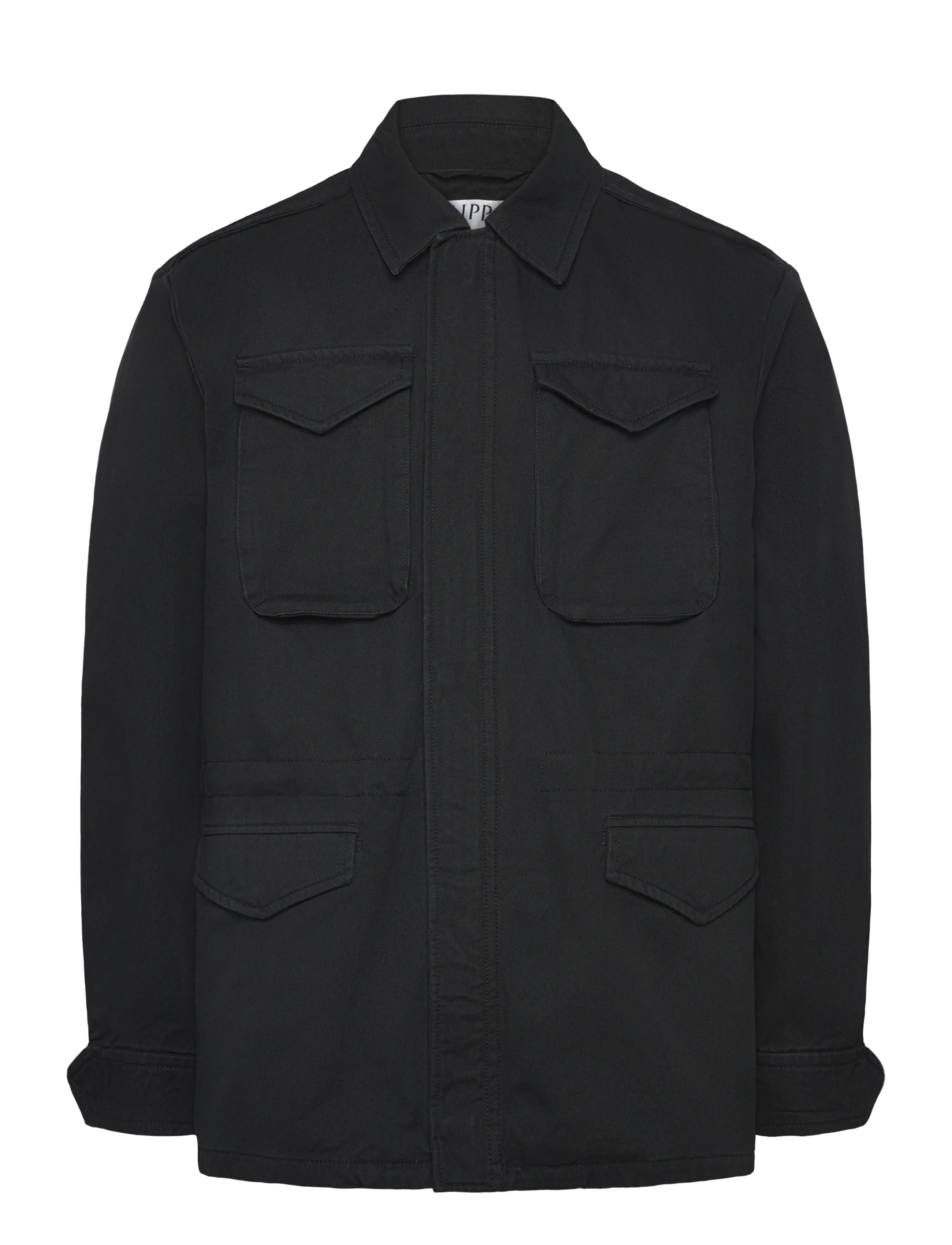Filippa K Recycled Cotton Field Jacket - Ytterkläder - BLACK / black