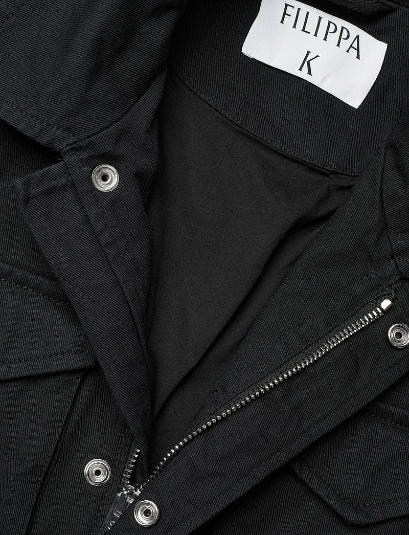 Filippa K - Recycled Cotton Field Jacket - leichte jacken - black - 2