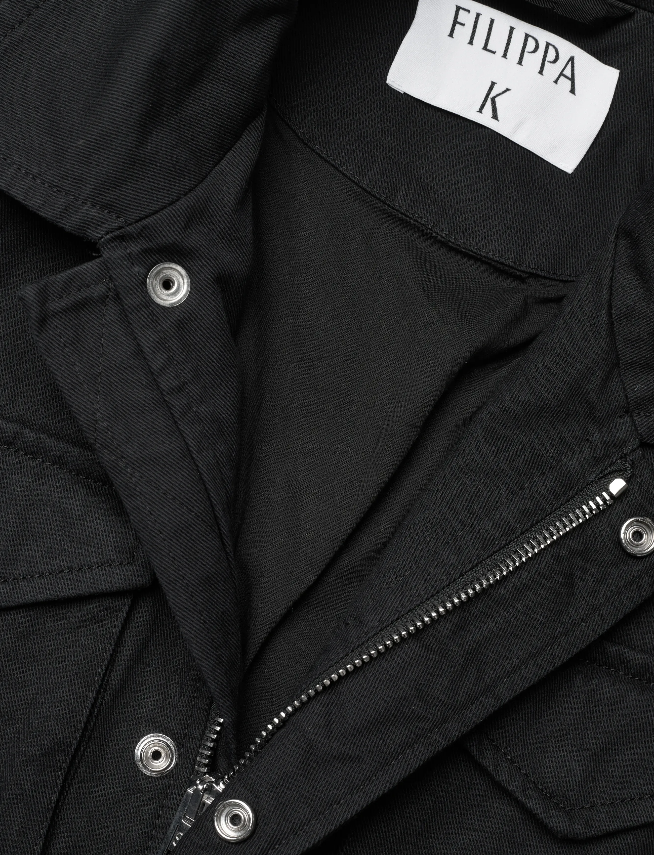 Filippa K - Recycled Cotton Field Jacket - vindjakker - black - 5