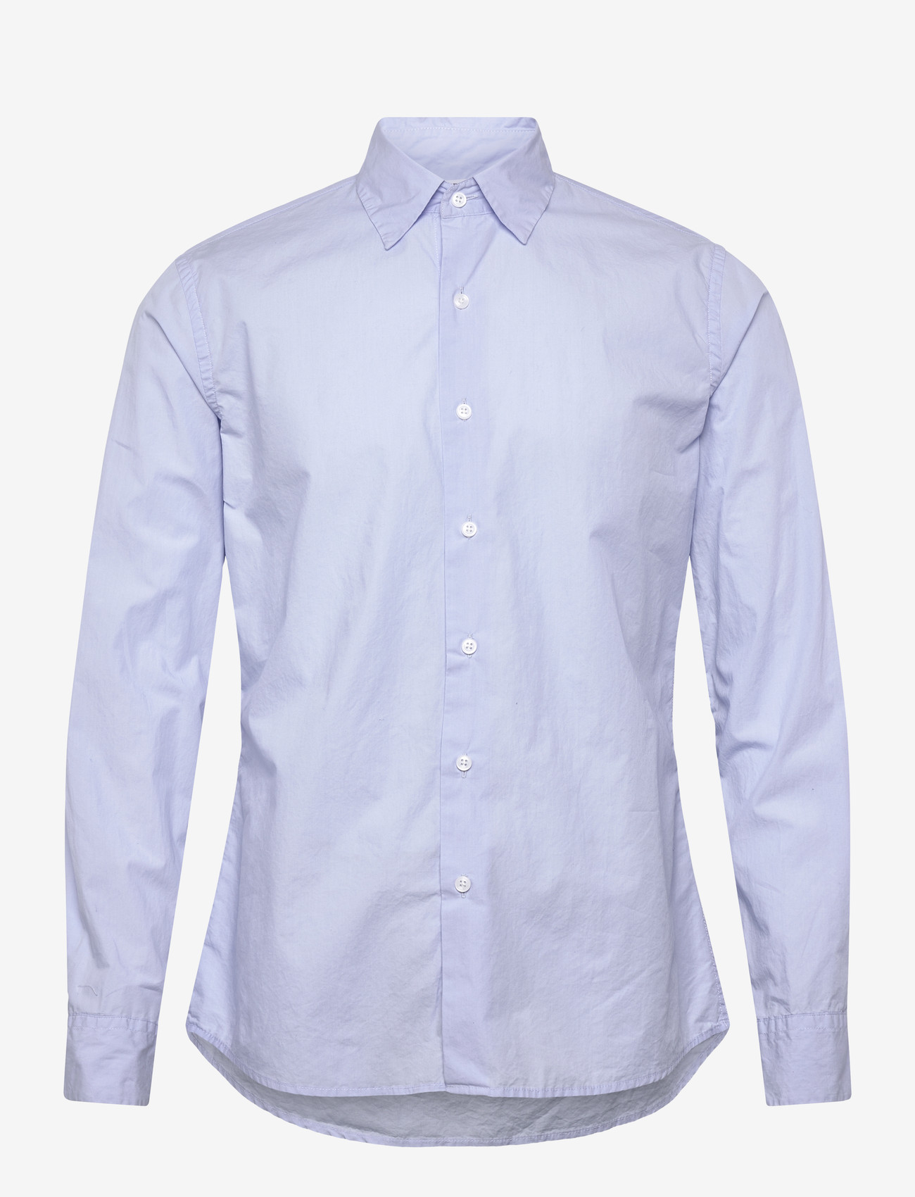 Filippa K - Slim Washed Cotton Shirt - basic skjortor - light blue - 0