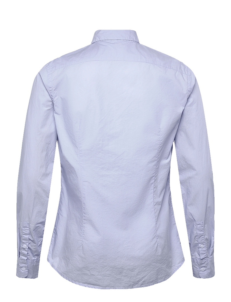 Filippa K - Slim Washed Cotton Shirt - basic skjortor - light blue - 1