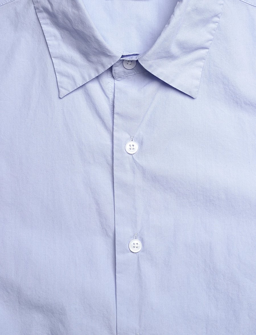 Filippa K - Slim Washed Cotton Shirt - basic shirts - light blue - 5