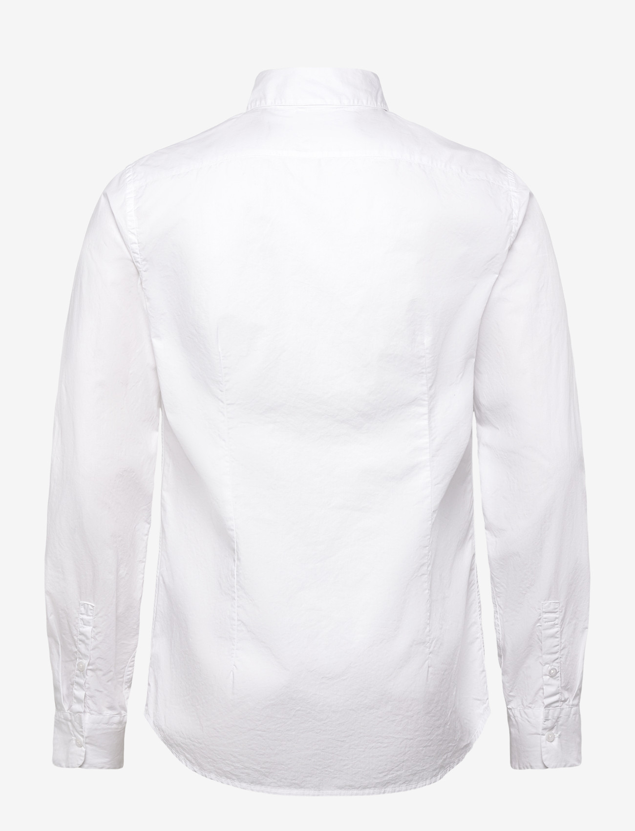 Filippa K - Slim Washed Cotton Shirt - tavalised t-särgid - white - 1