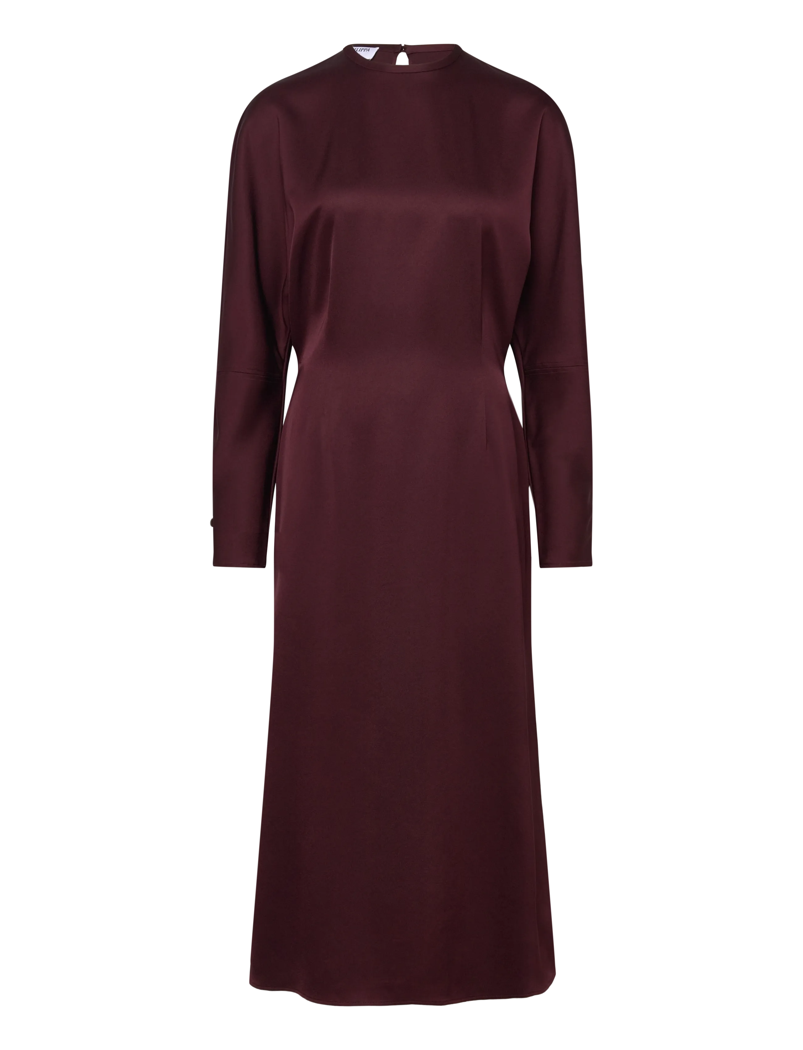 Filippa K Batwing Dress - Kleidung - DARK BURGUNDY / burgundy