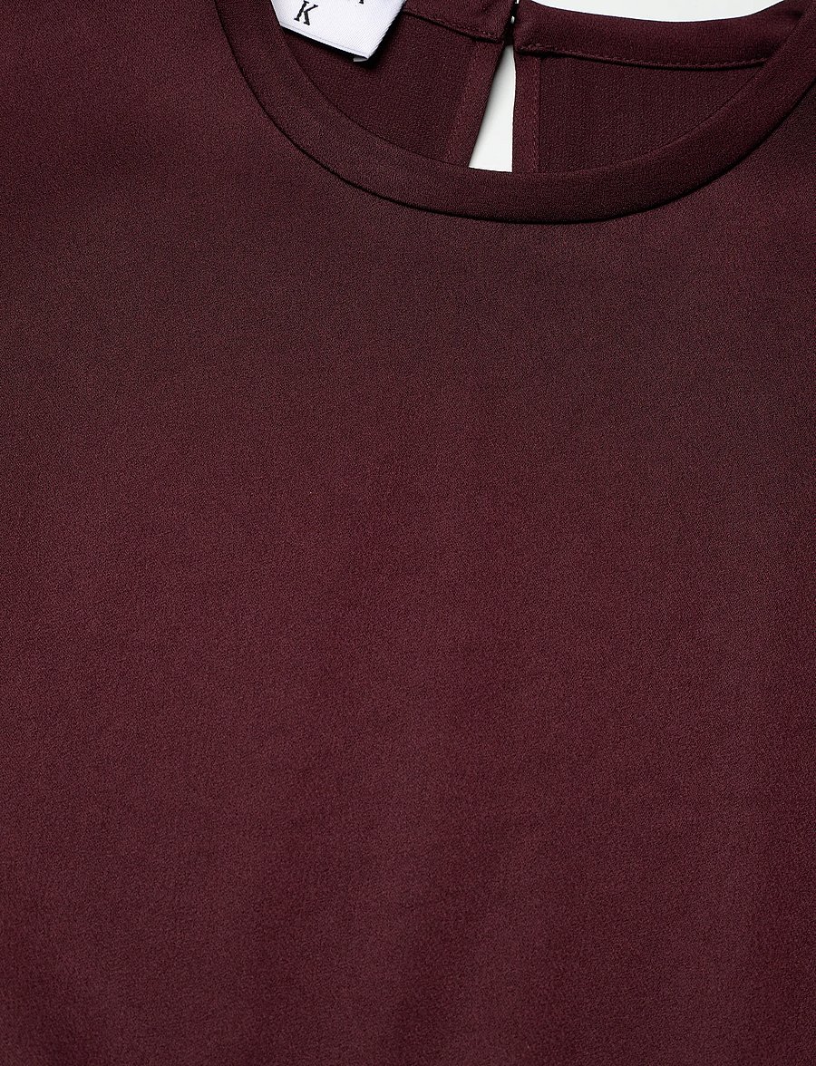 Filippa K - Batwing Dress - midi-kleider - dark burgundy - 5