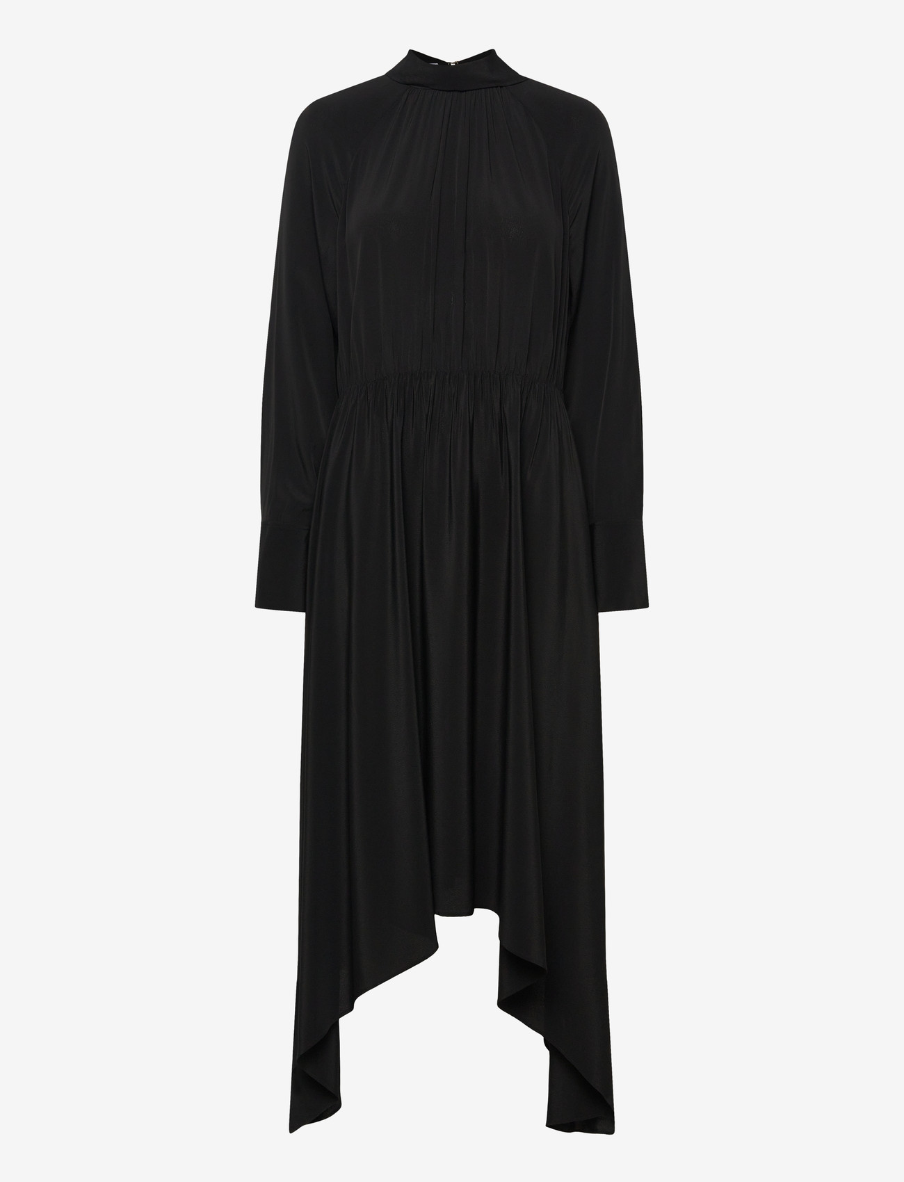 Filippa K - Tie Neck Scarf Dress - midikleider - black - 0