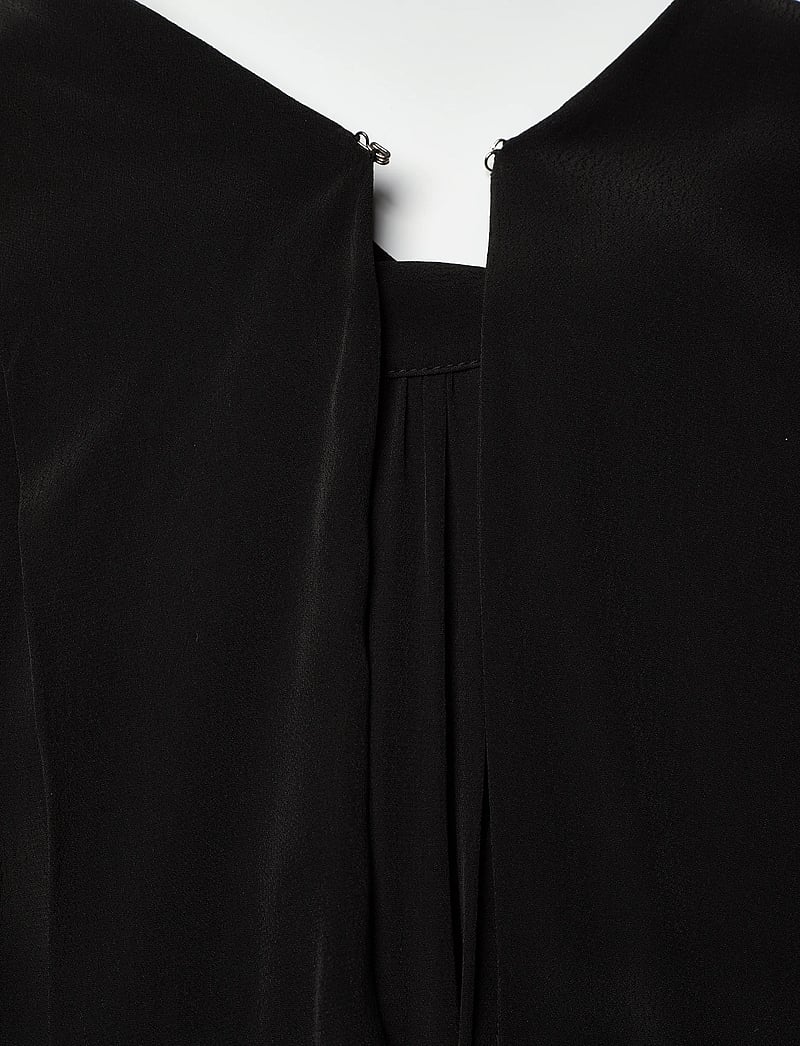 Filippa K - Tie Neck Scarf Dress - midikleider - black - 3