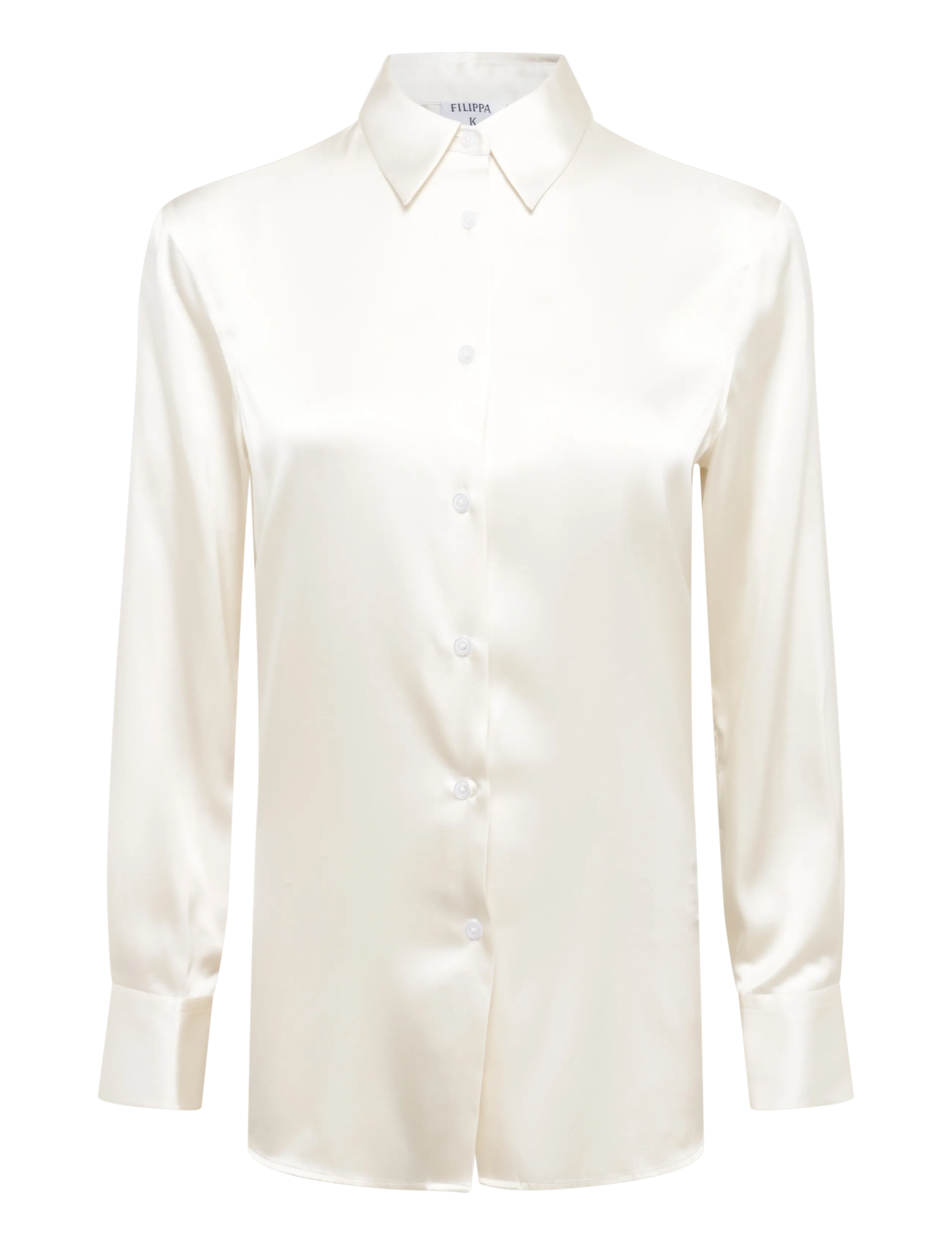 Filippa K Silk Shirt - Hemden - IVORY / cream