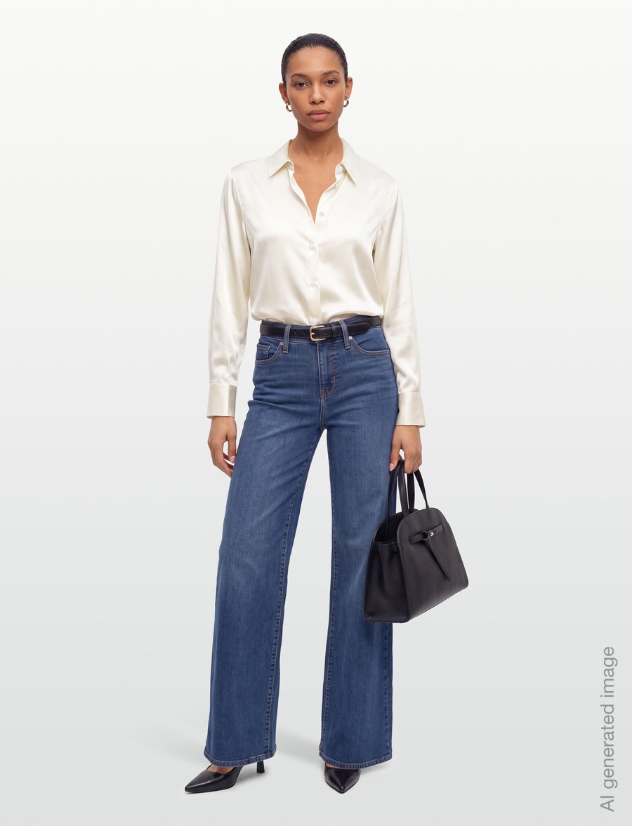 Filippa K - Silk Shirt - pikkade varrukatega särgid - ivory - 0