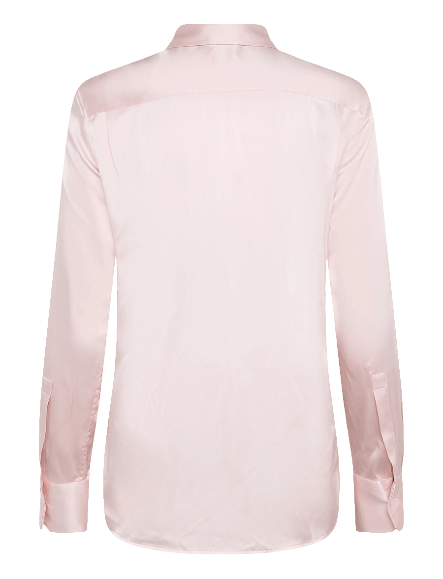 Filippa K - Silk Shirt - pikkade varrukatega särgid - light pink - 1