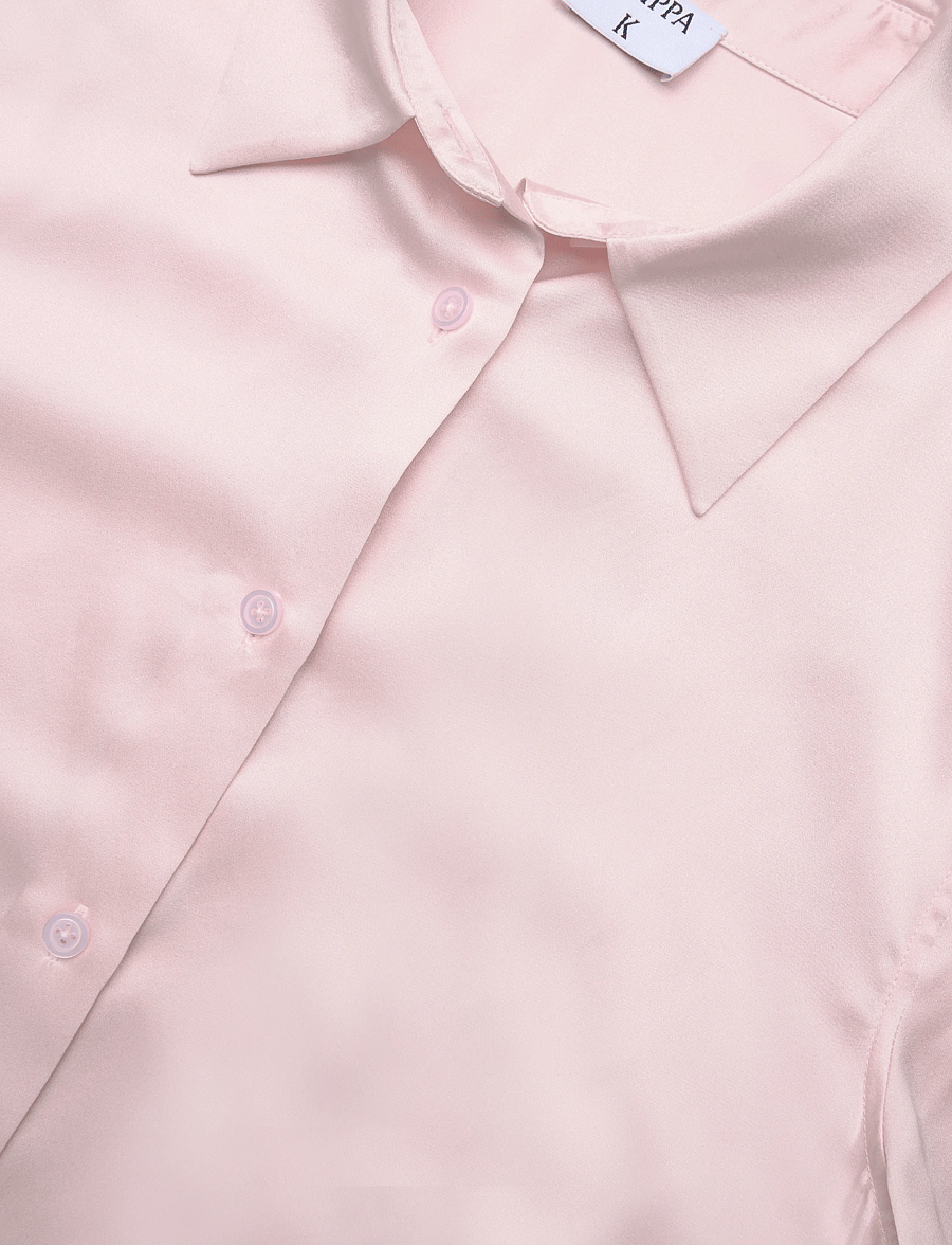 Filippa K - Silk Shirt - pikkade varrukatega särgid - light pink - 2