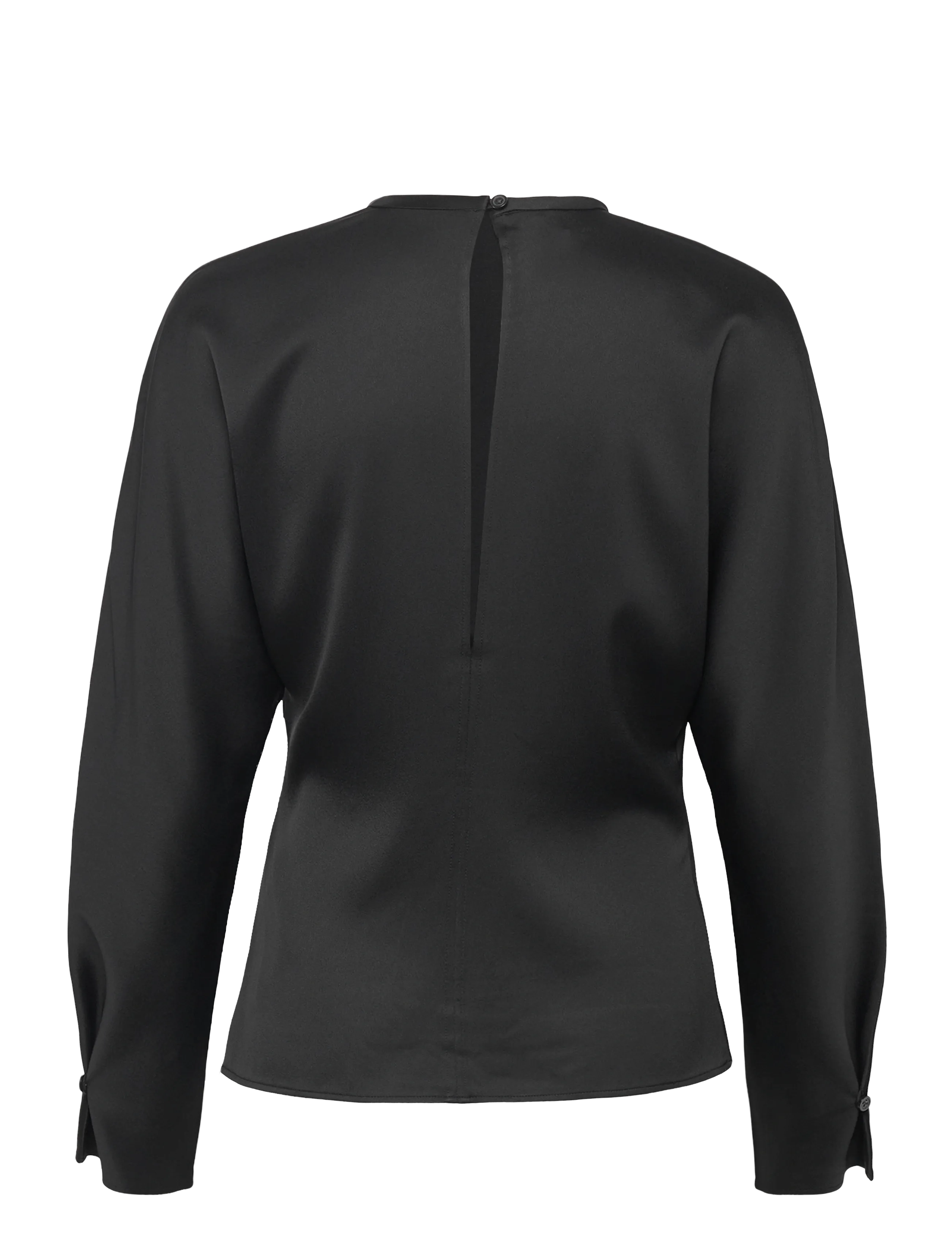 Filippa K - Batwing Top - långärmade blusar - black - 1