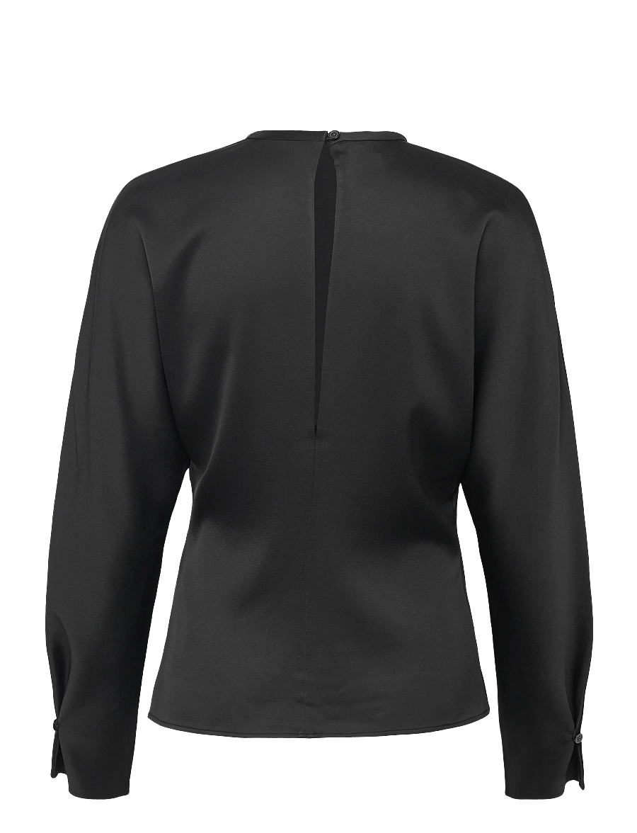 Filippa K - Batwing Top - langärmelige blusen - black - 2