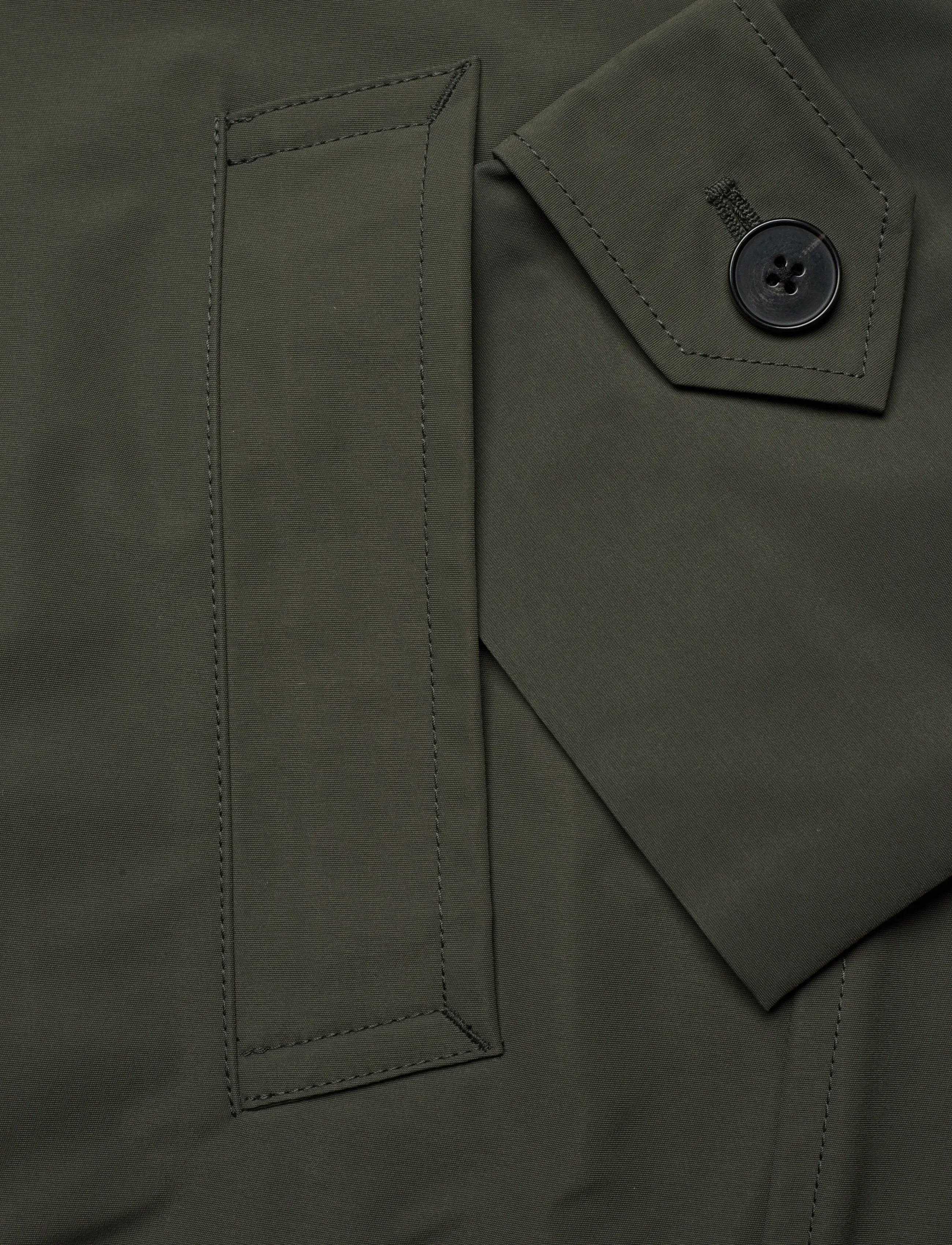 Filippa K - Clive Car Coat - kerged mantlid - faded green grey - 3