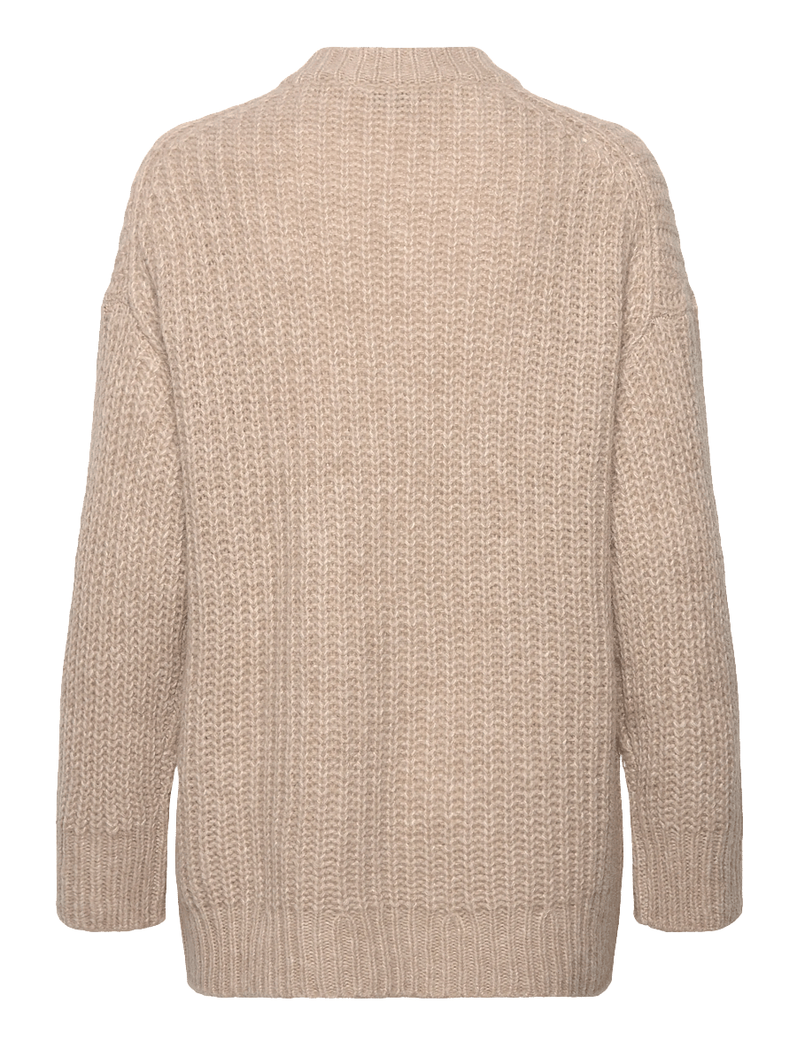 Filippa K - Soft Alpaca V-Neck Sweater - sviitrid - light beige - 1