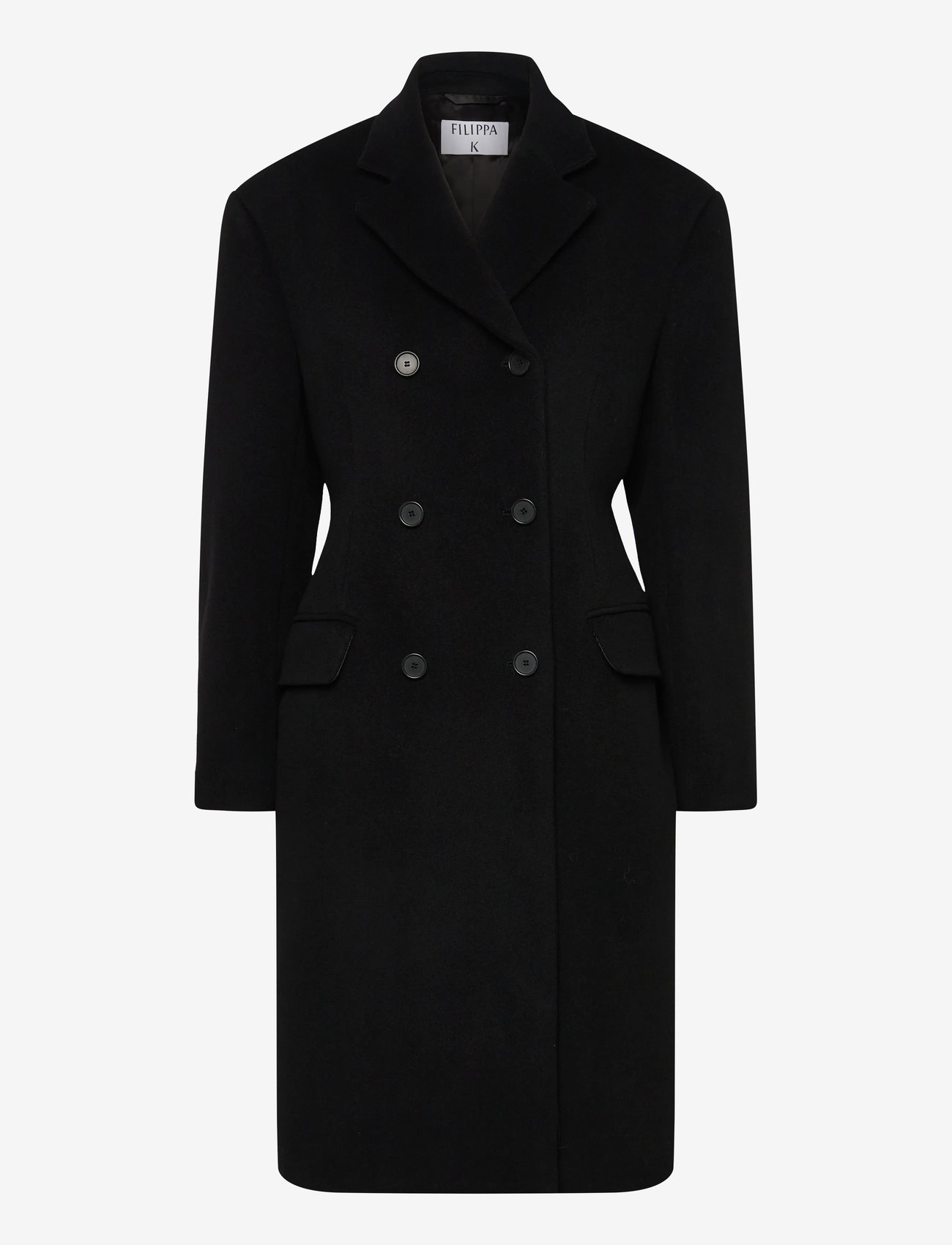 Filippa K - Harper Wool Coat - uldfrakker - black - 0