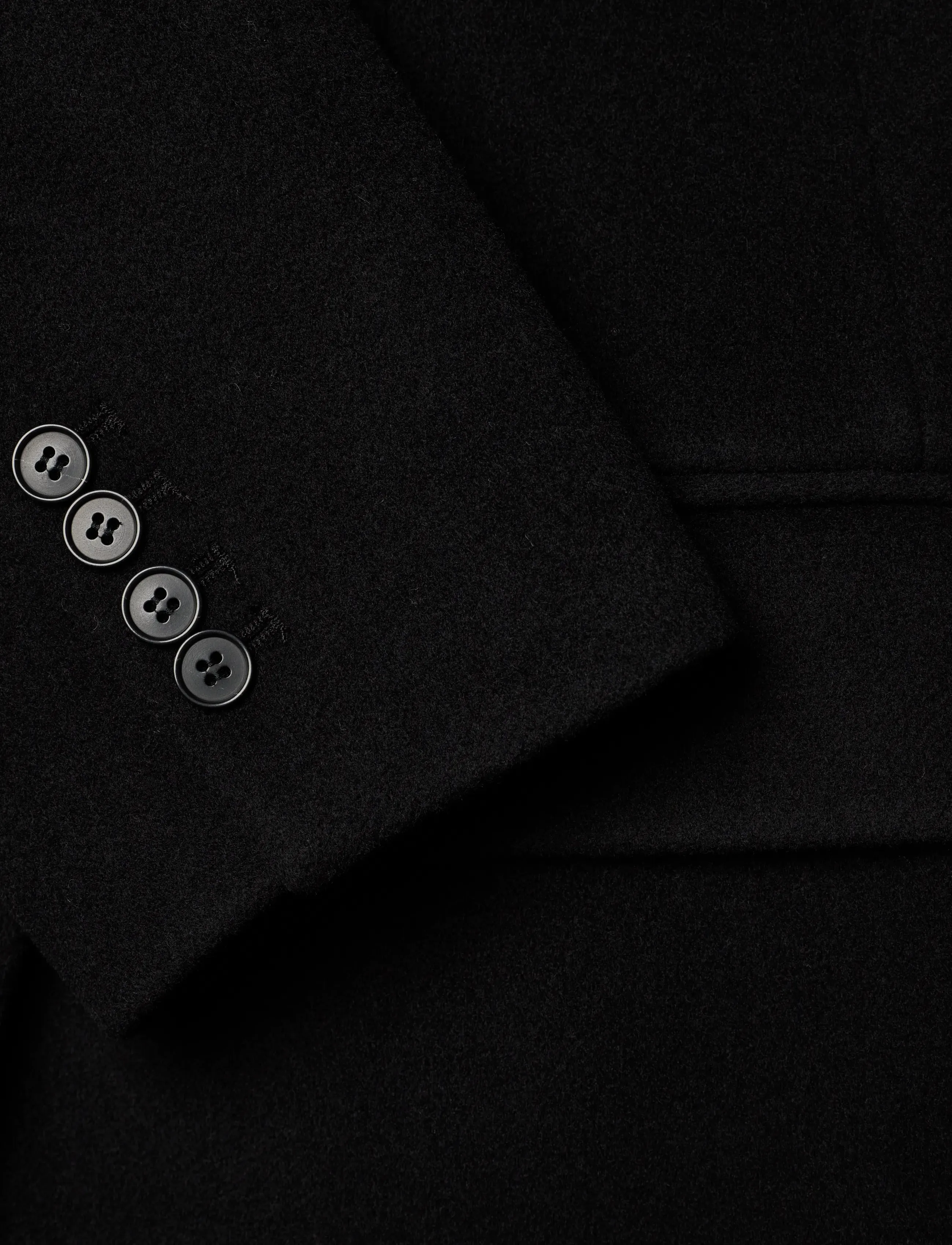 Filippa K - Harper Wool Coat - wollmäntel - black - 3