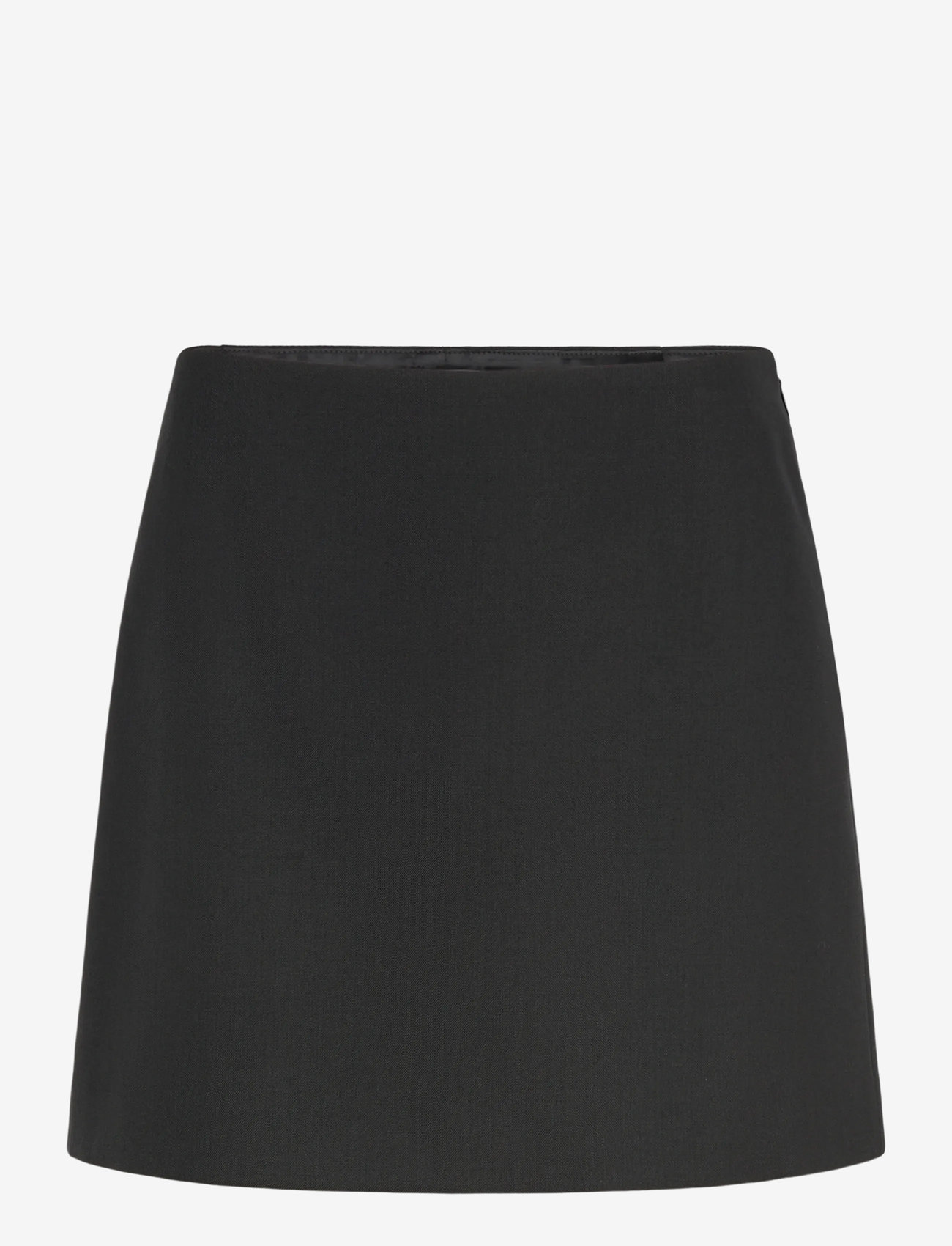 Filippa K - Wool Mini Skirt - miniseelikud - black - 0