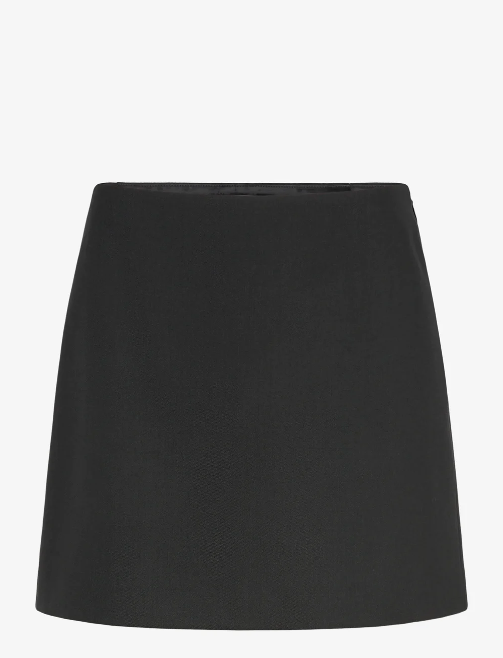 Filippa K - Wool Mini Skirt - korta kjolar - black - 0
