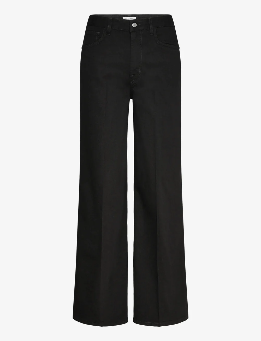 Filippa K - Wide Leg Jeans - hosen mit weitem bein - rinsed black - 0