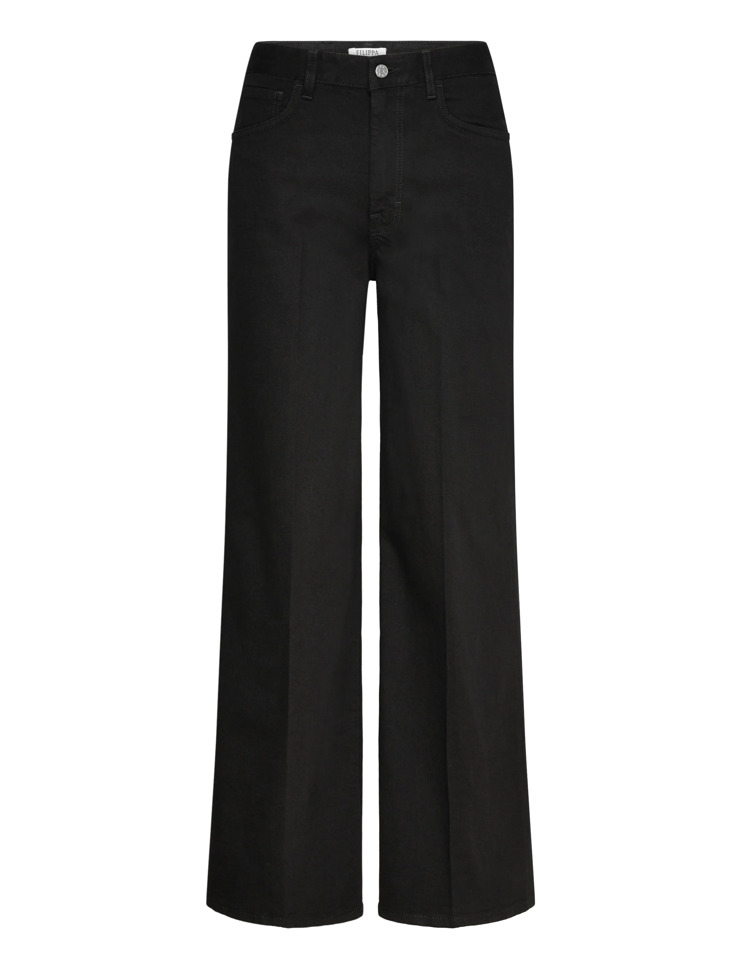 Filippa K - Wide Leg Jeans - hosen mit weitem bein - rinsed black - 0