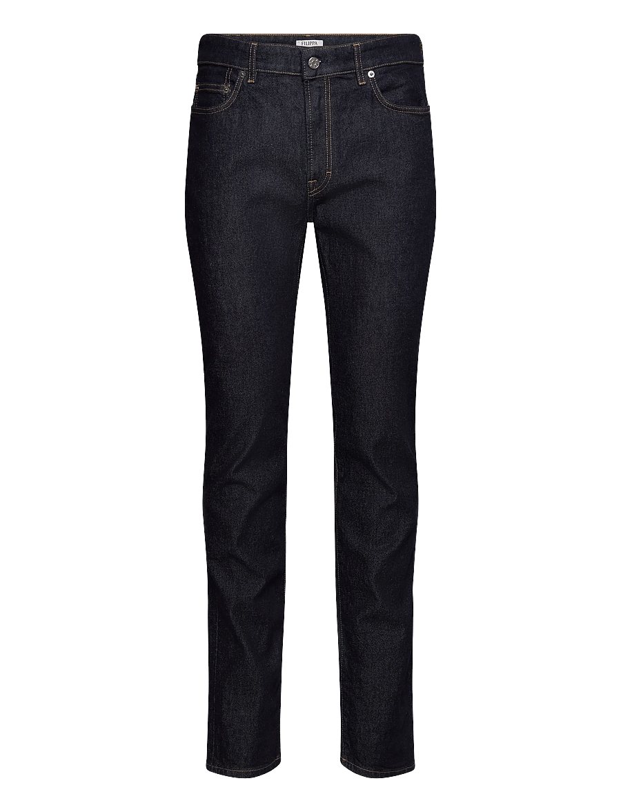 Filippa K - Slim Straight Jeans - slim jeans - dry rinsed blue - 0