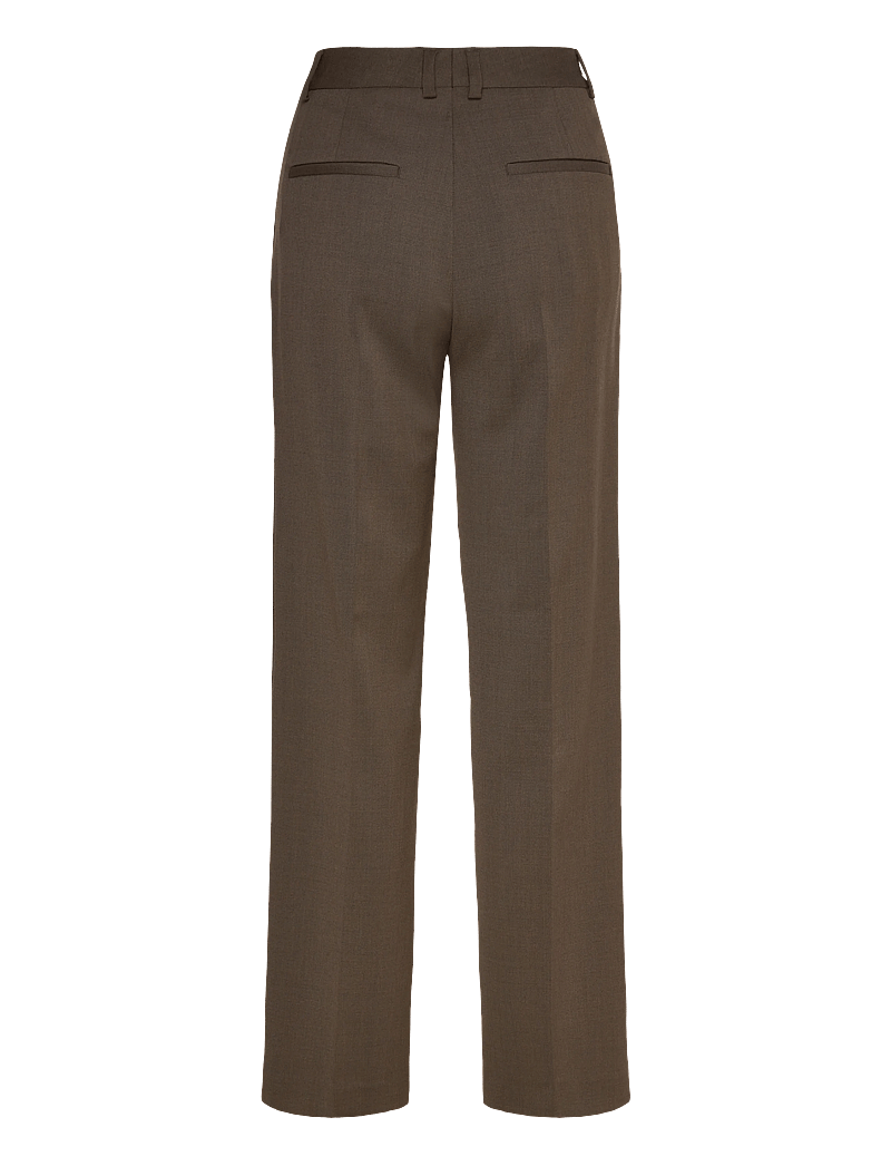 Filippa K - Hutton Wool Blend Trousers - laia säärega püksid - walnut brown - 1