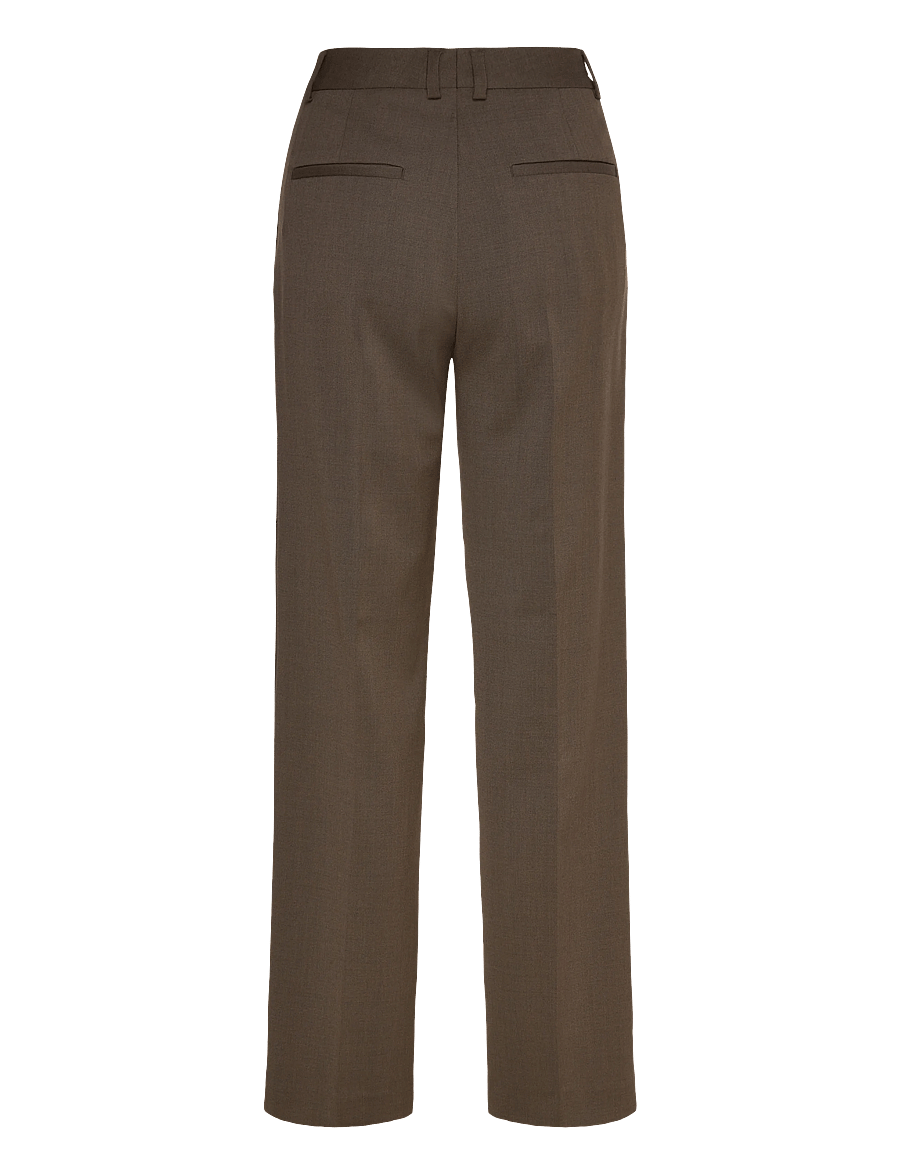 Filippa K - Hutton Wool Trousers - hosen mit weitem bein - walnut brown - 1
