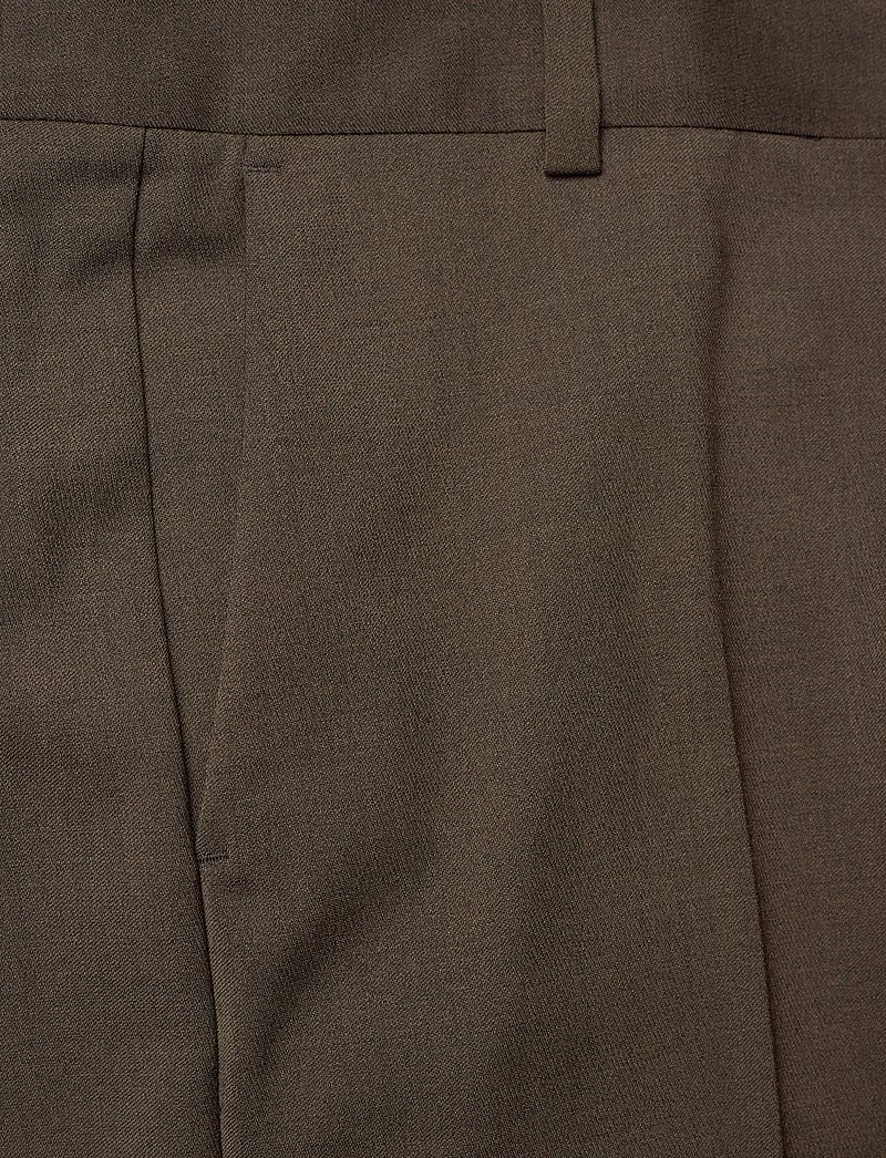Filippa K - Hutton Wool Blend Trousers - laia säärega püksid - walnut brown - 2