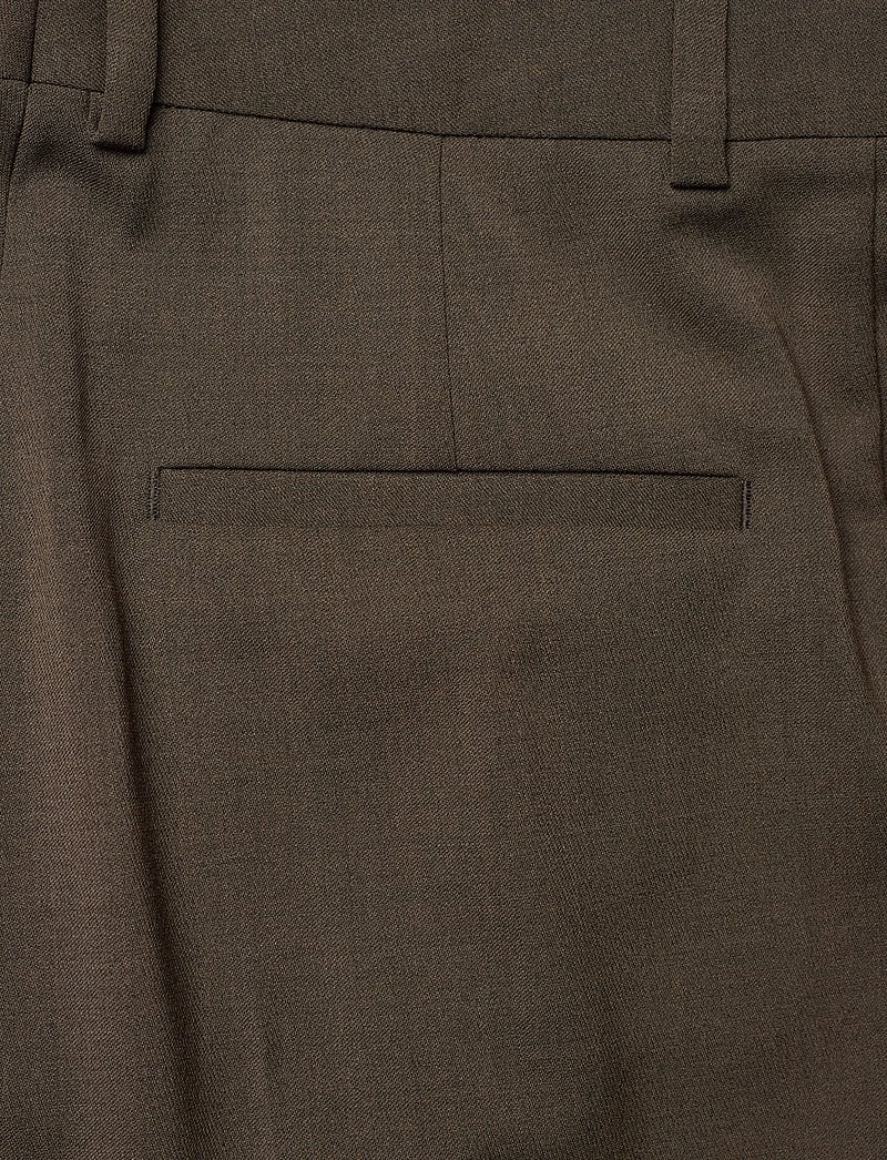 Filippa K - Hutton Wool Blend Trousers - laia säärega püksid - walnut brown - 4