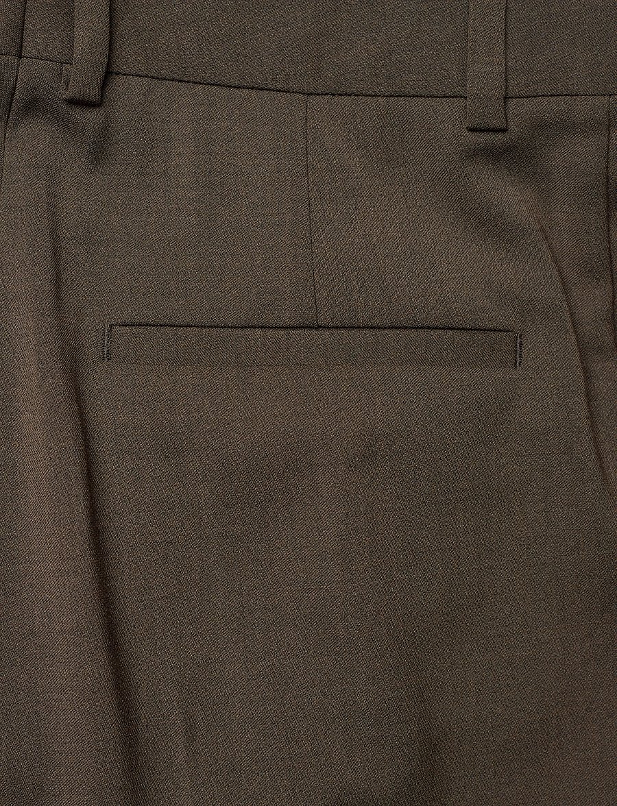 Filippa K - Hutton Wool Trousers - hosen mit weitem bein - walnut brown - 4