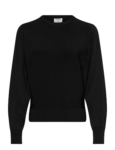 Filippa K Batwing Knit Sweater - Filippa K - BLACK / black