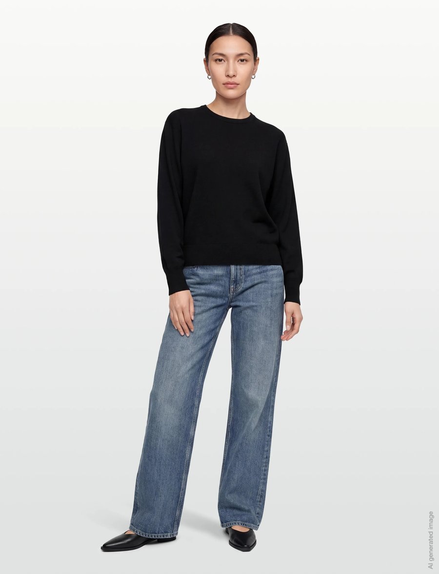 Filippa K - Batwing Knit Sweater - pullover - black - 0