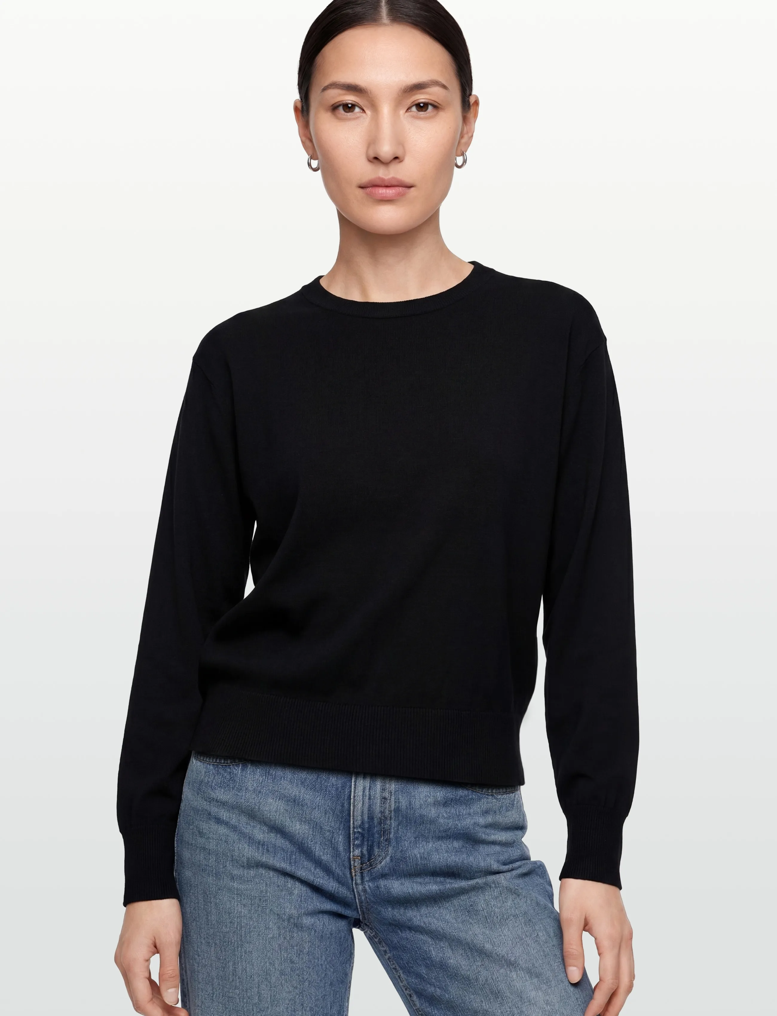 Filippa K - Batwing Knit Sweater - sviitrid - black - 3