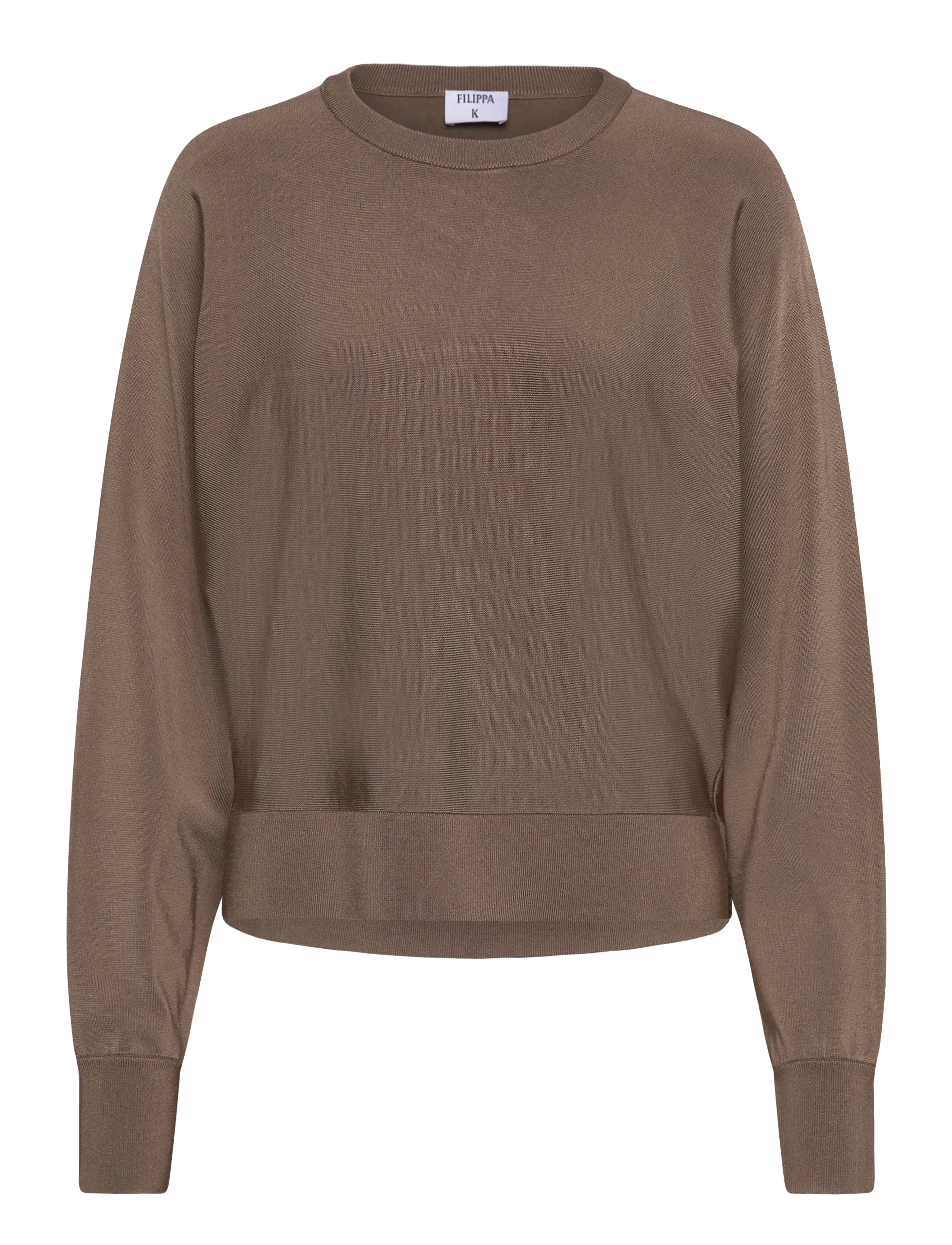 Filippa K Batwing Knit Sweater - Filippa K - TAUPE GREY / brown