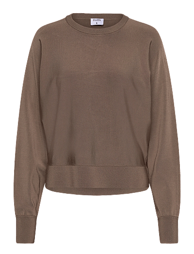 Filippa K Batwing Knit Sweater - Filippa K - TAUPE GREY / brown