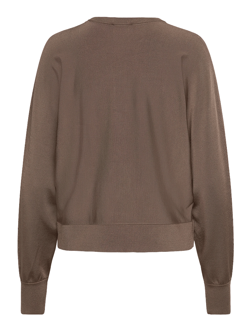Filippa K - Batwing Knit Sweater - pullover - taupe grey - 1