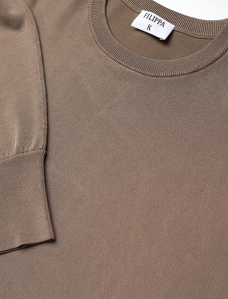 Filippa K - Batwing Knit Sweater - pullover - taupe grey - 2