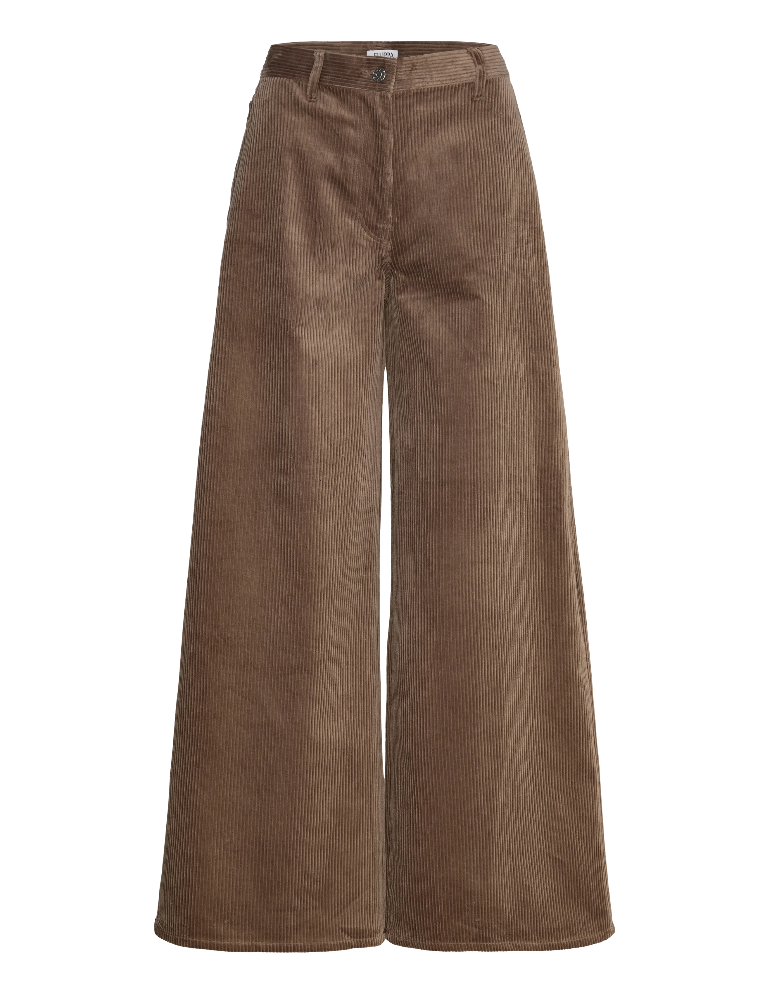 Filippa K Wide Leg Corduroy Trousers - Tøj - TAUPE GREY / beige