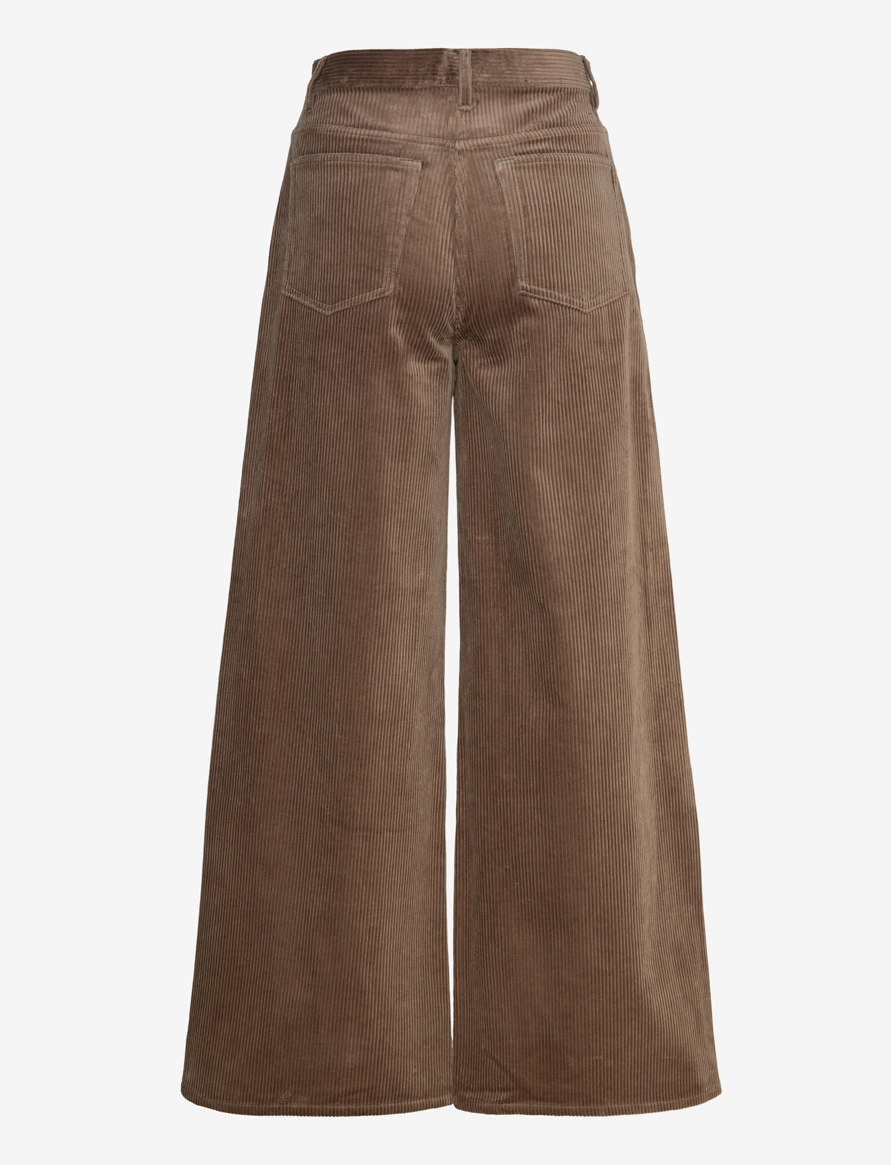 Filippa K - Wide Leg Corduroy Trousers - bukser med brede ben - taupe grey - 1