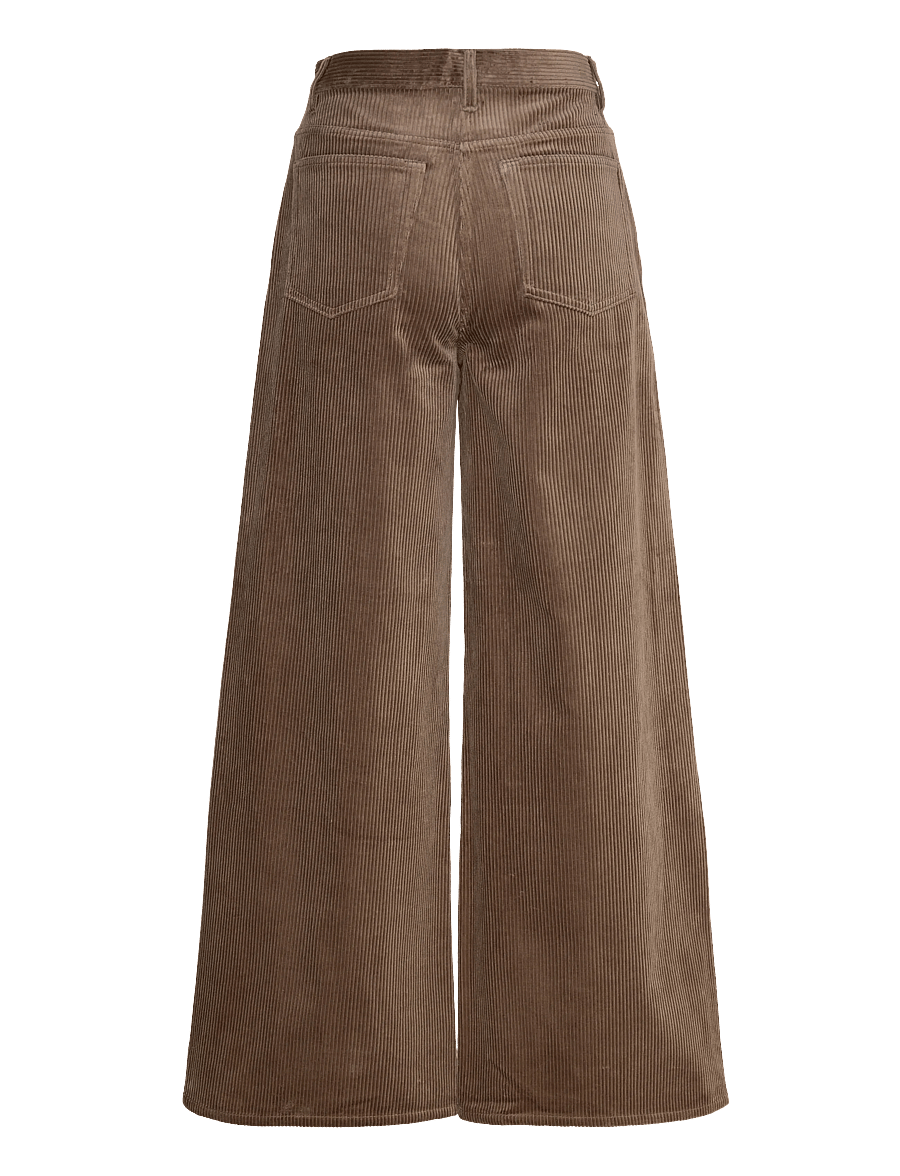Filippa K - Wide Leg Corduroy Trousers - vakosamettihousut - taupe grey - 1