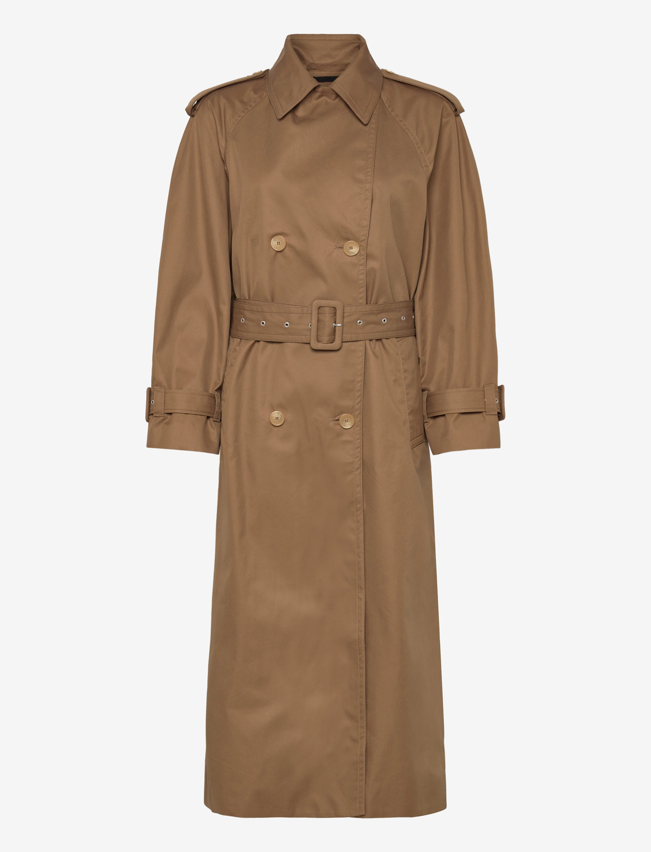 Filippa K - Cotton Trench Coat - trenchcoats - taupe beige - 0