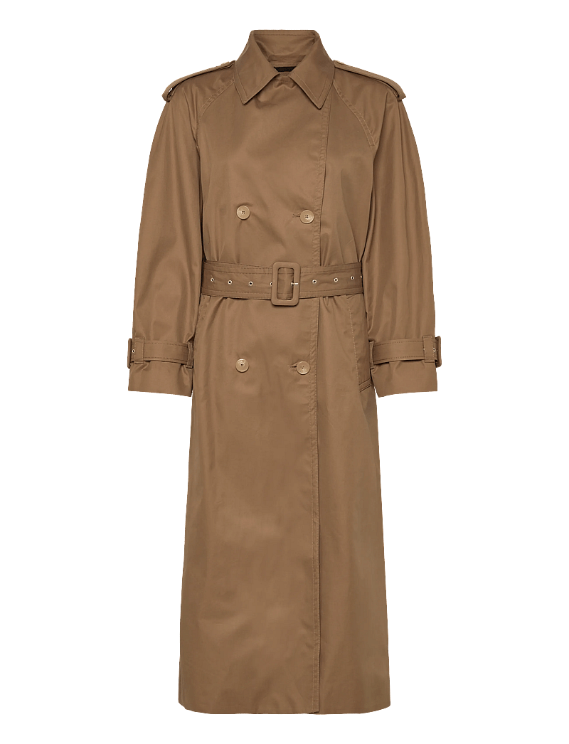 Filippa K - Cotton Trench Coat - trenchcoats - taupe beige - 0